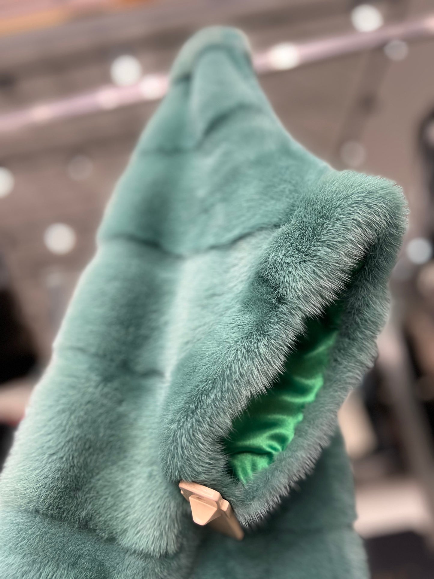 Genuine Scandinavian Mink Fur Poncho