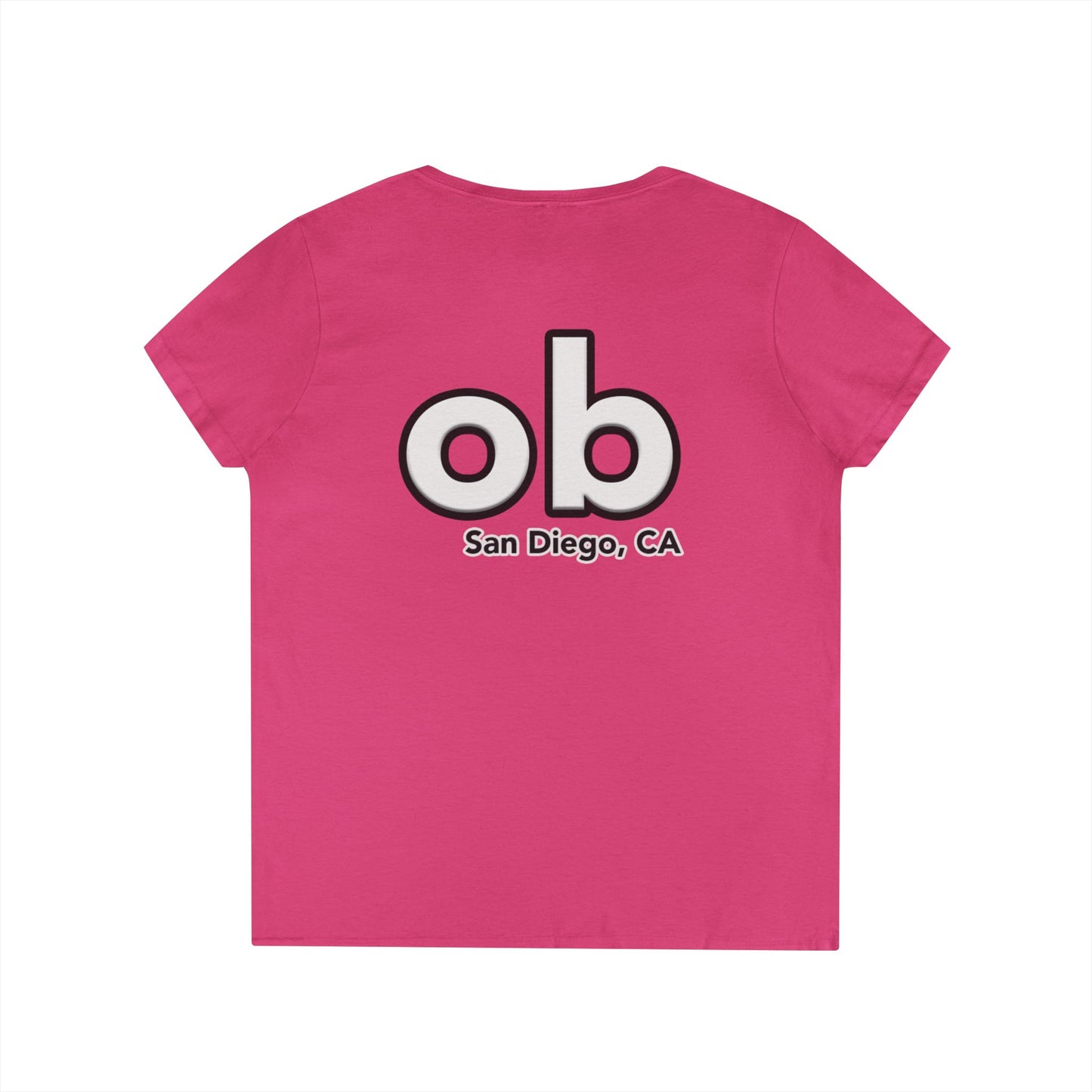 OB San Diego California v neck tshirts