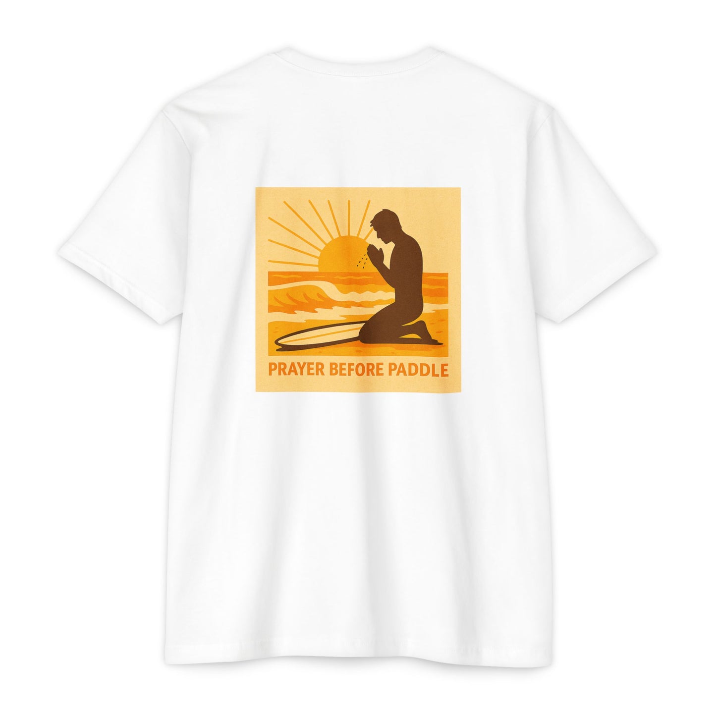 Prayer Before Paddle T-Shirt, Unisex Surf Tee, Beach Vibes Shirt, Faith and Surfing Apparel
