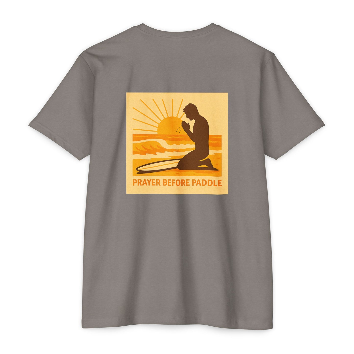 Prayer Before Paddle T-Shirt, Unisex Surf Tee, Beach Vibes Shirt, Faith and Surfing Apparel