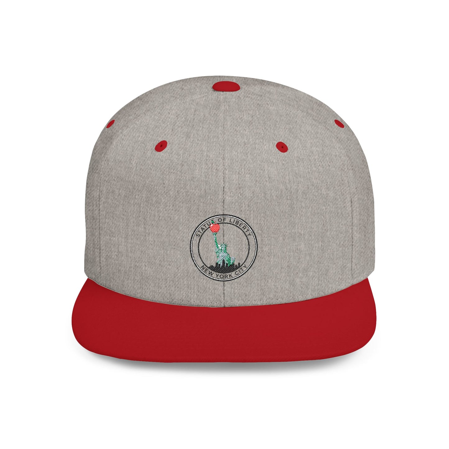 New York Statue of Liberty Apple Snapback Hat, Trendy Streetwear Cap, Gift for NYC Lovers