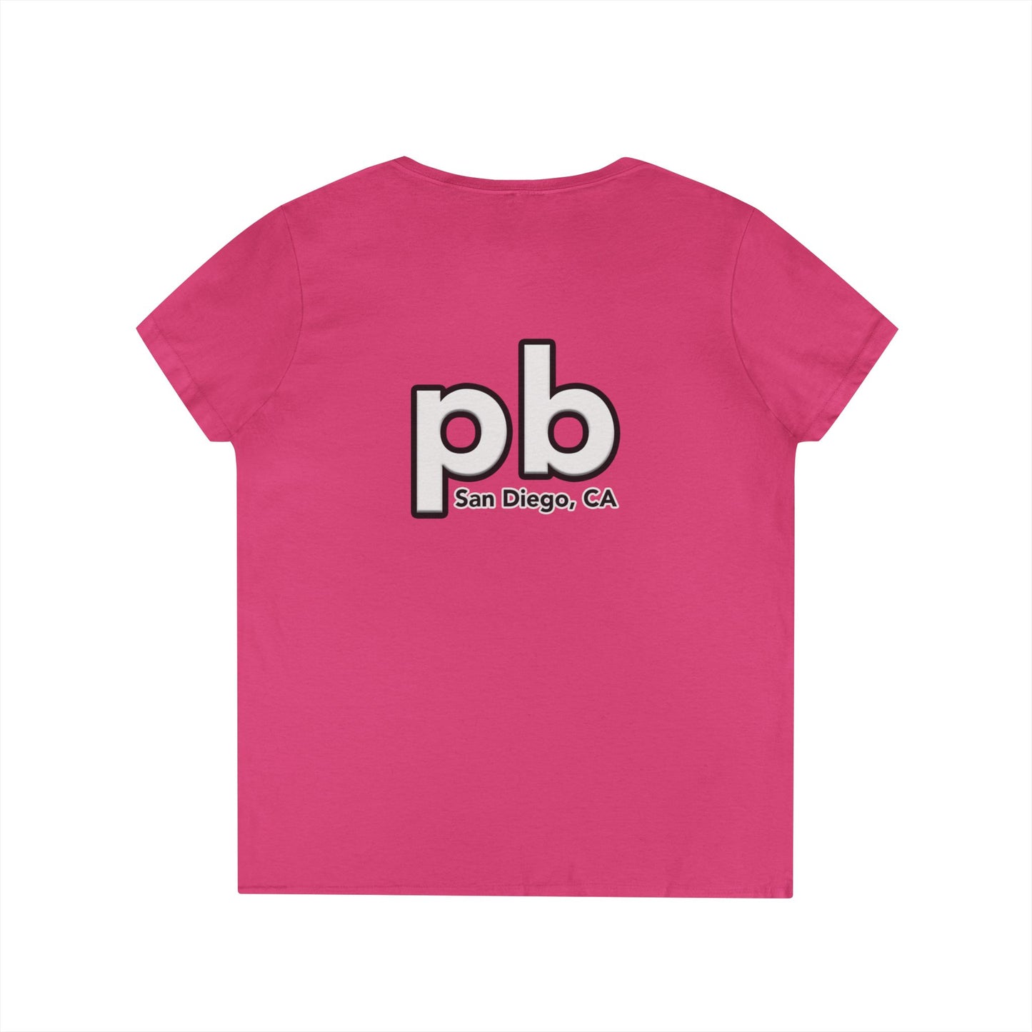 PB San Diego California v neck tshirts