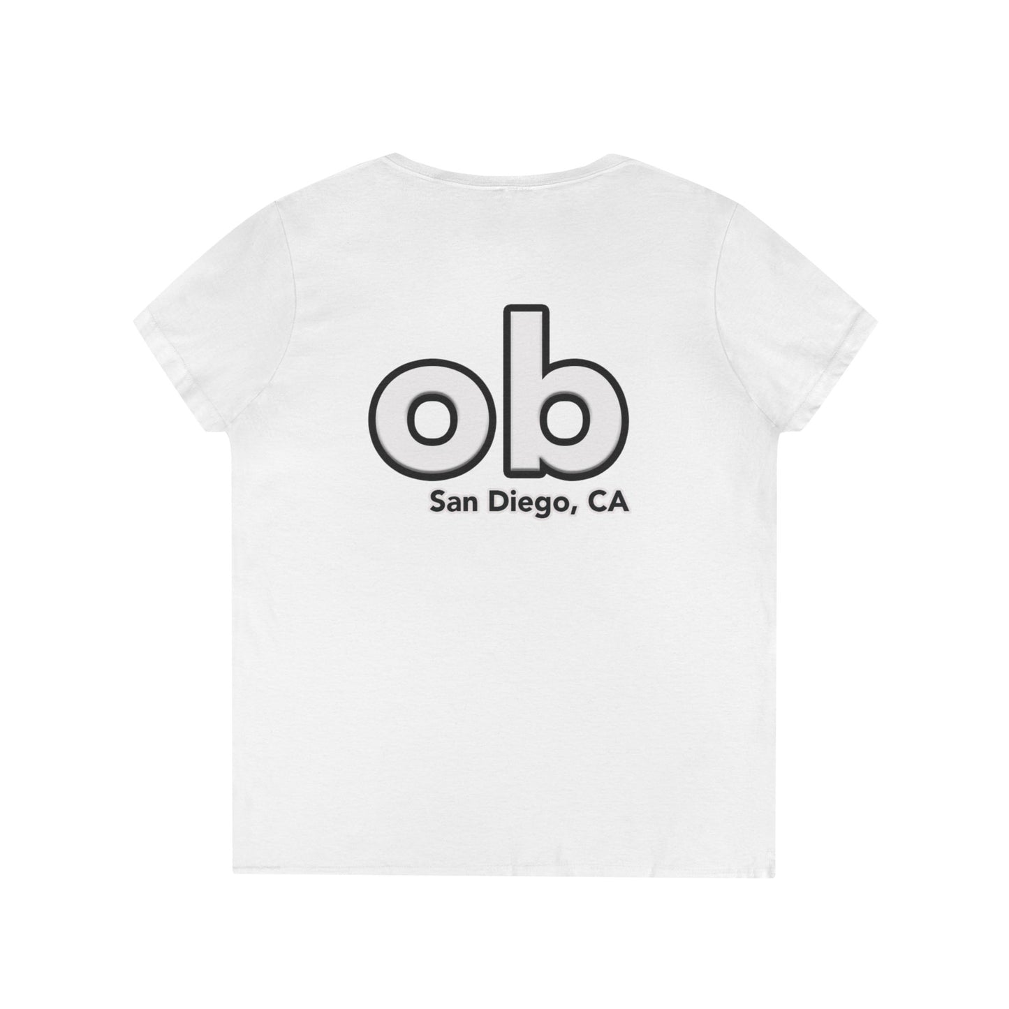 OB San Diego California v neck tshirts