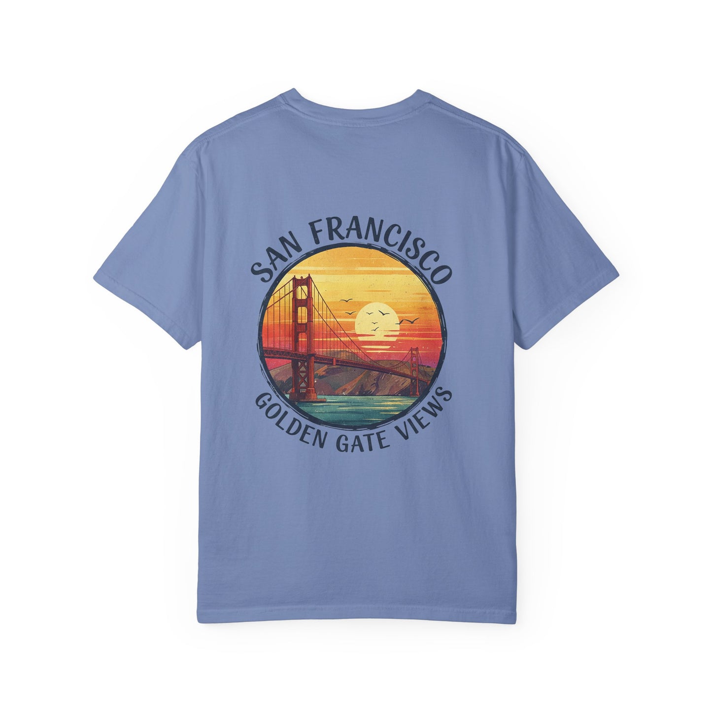 Golden Gate Views Unisex T-Shirt - Casual Summer Tee, San Francisco Souvenir, Travel Gift