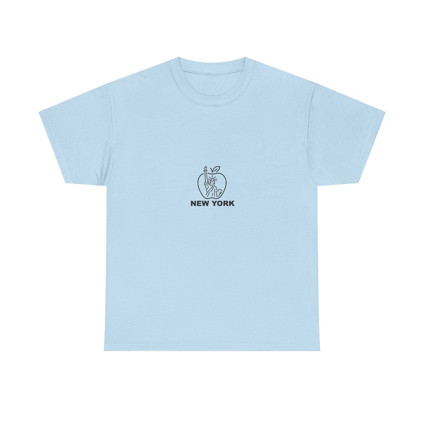 New York City Unisex Heavy Cotton Tee, Retro Graphic Tee, Gift for New Yorkers, Vacation Souvenir, NYC Apparel, Travel T-Shirt