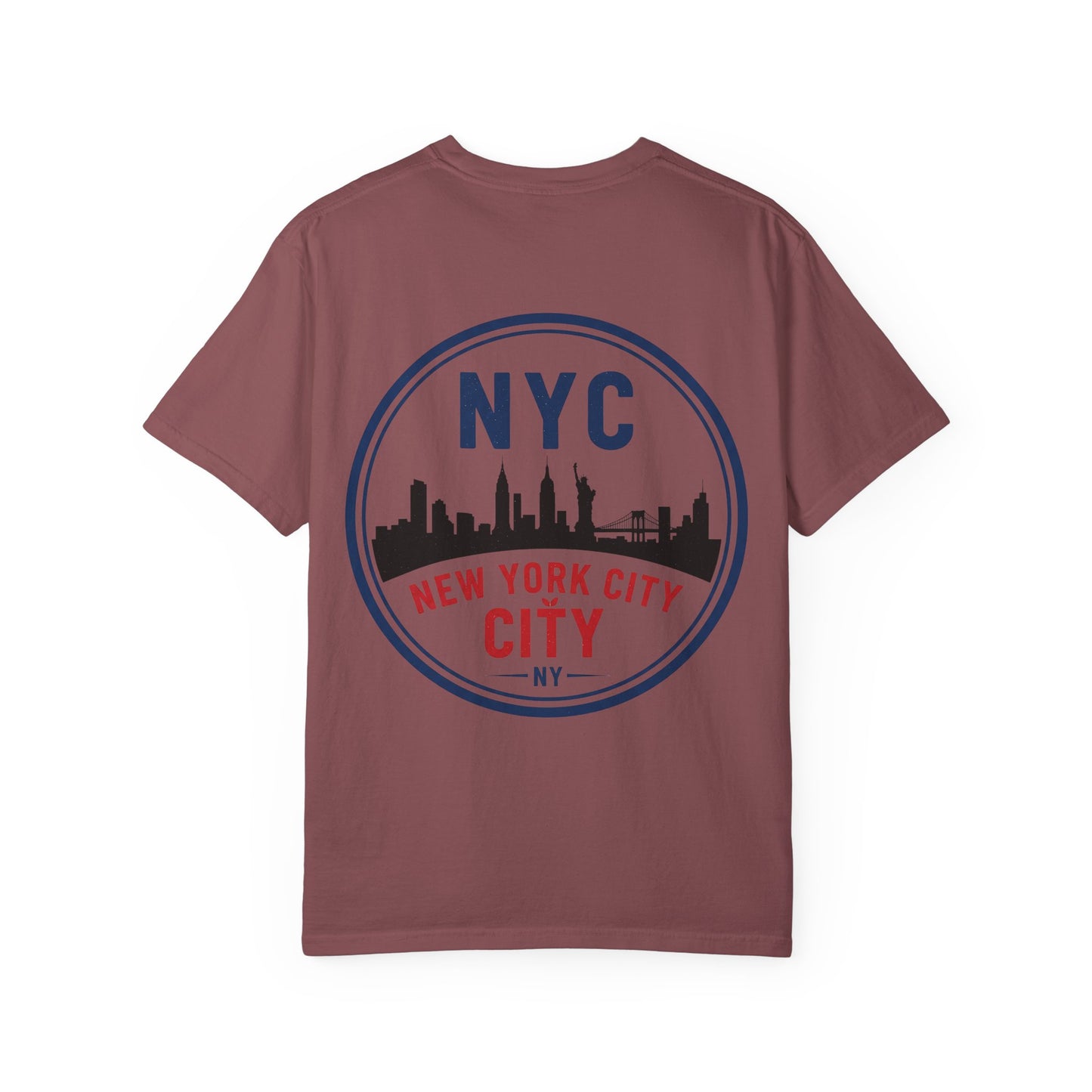 NYC Garment-Dyed T-Shirt - Urban Fashion and Travel Souvenir