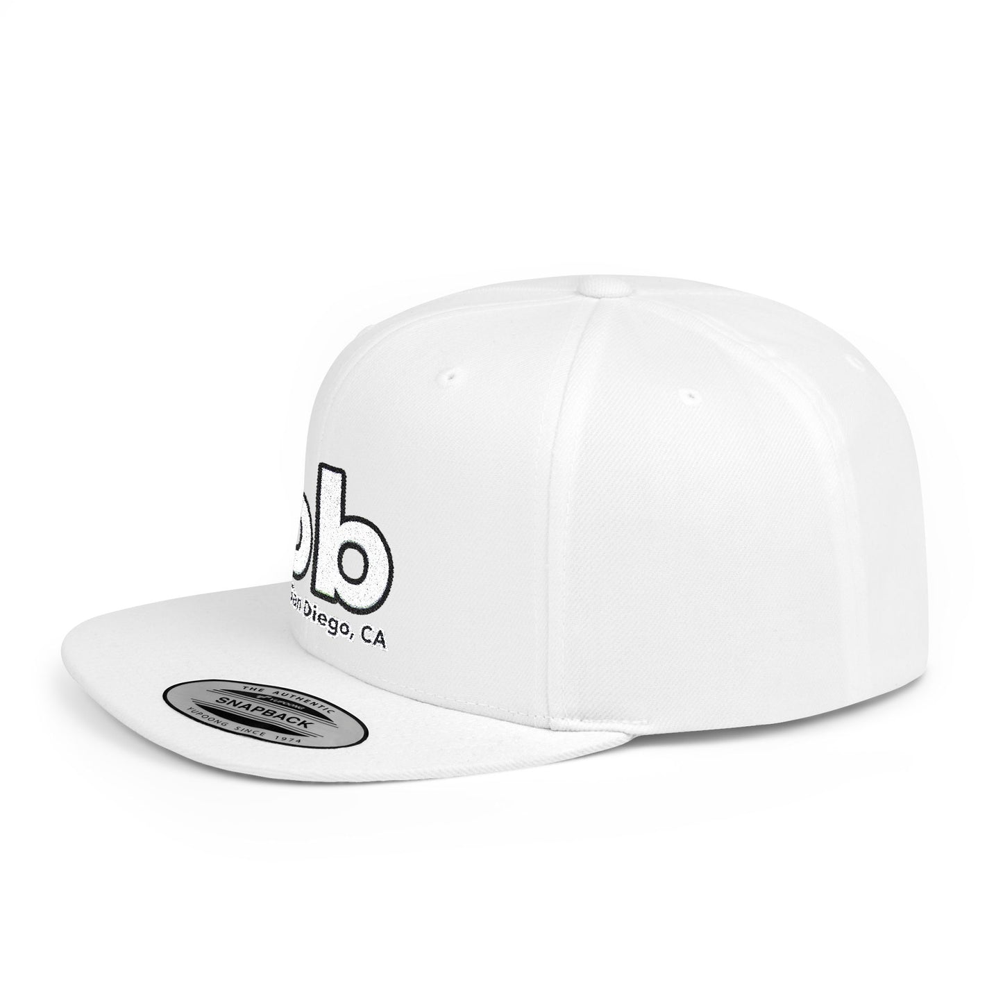 ob san diego ca Stylish Flat Bill Snapback Cap,