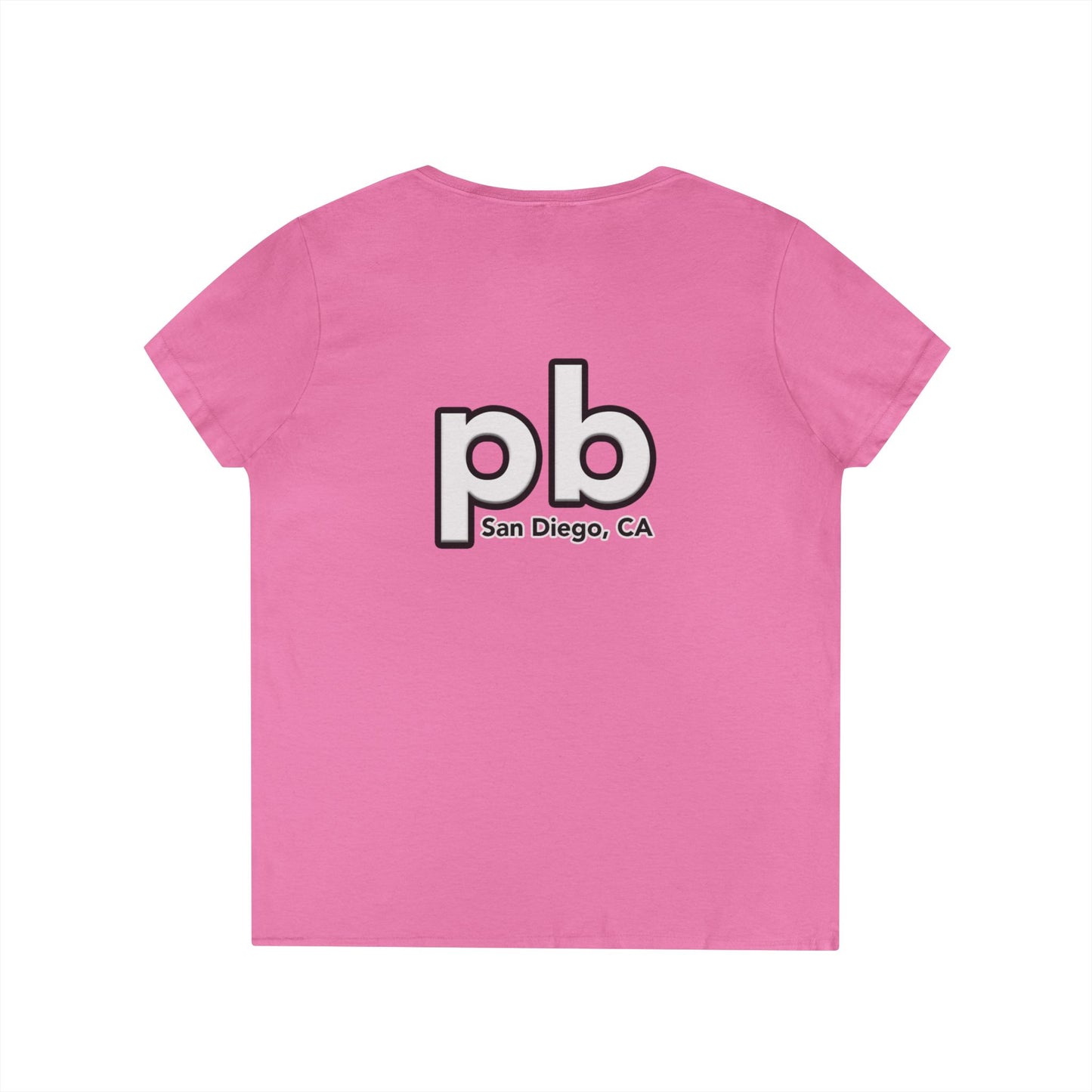 PB San Diego California v neck tshirts