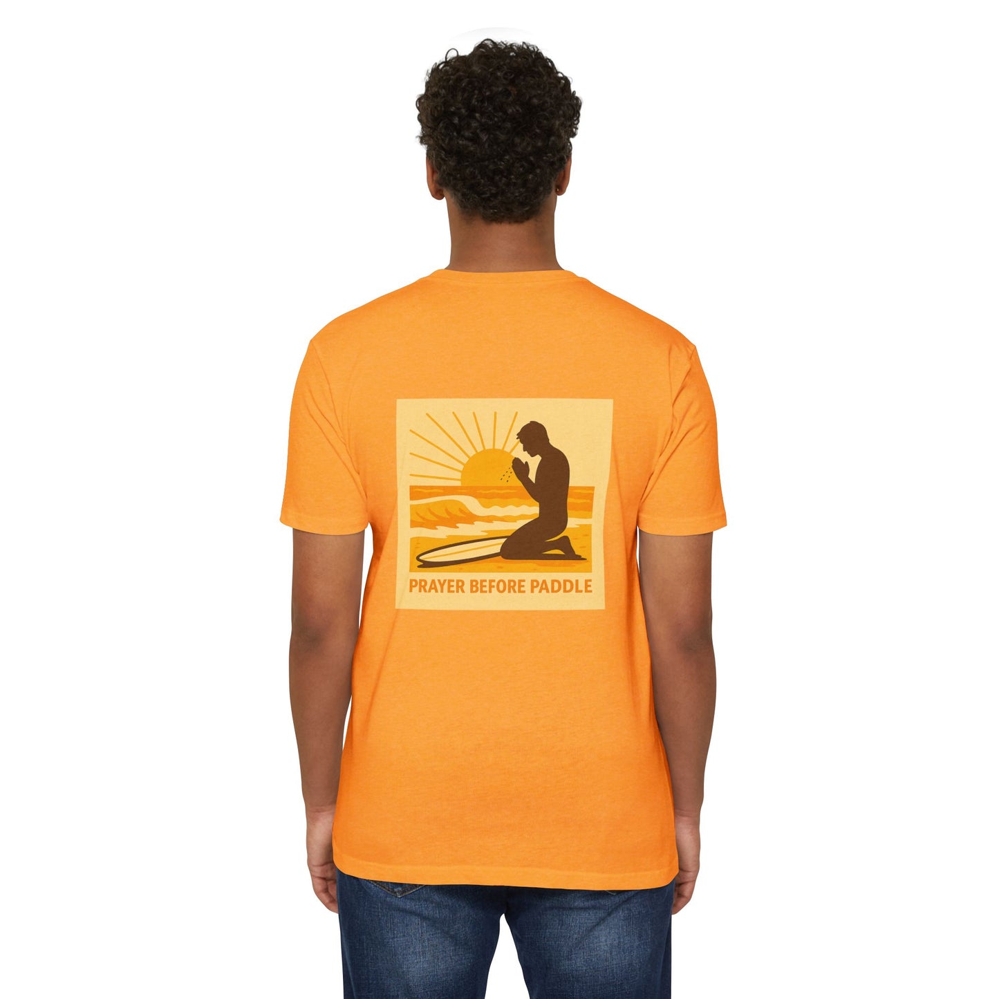 Prayer Before Paddle T-Shirt, Unisex Surf Tee, Beach Vibes Shirt, Faith and Surfing Apparel