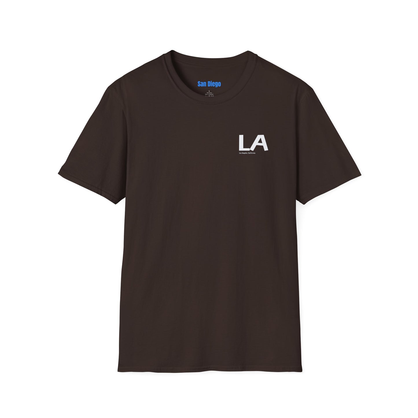LA California Graphic Softstyle T-Shirt - Casual Streetwear, Urban Apparel