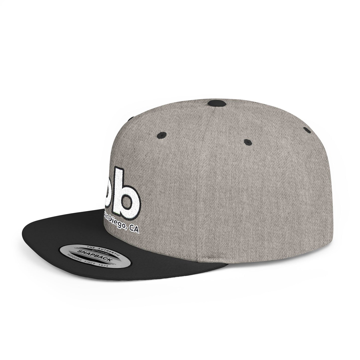 ob san diego ca Stylish Flat Bill Snapback Cap,