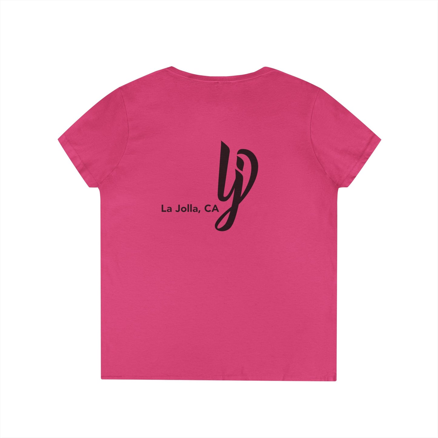 lj San Diego California v neck tshirts