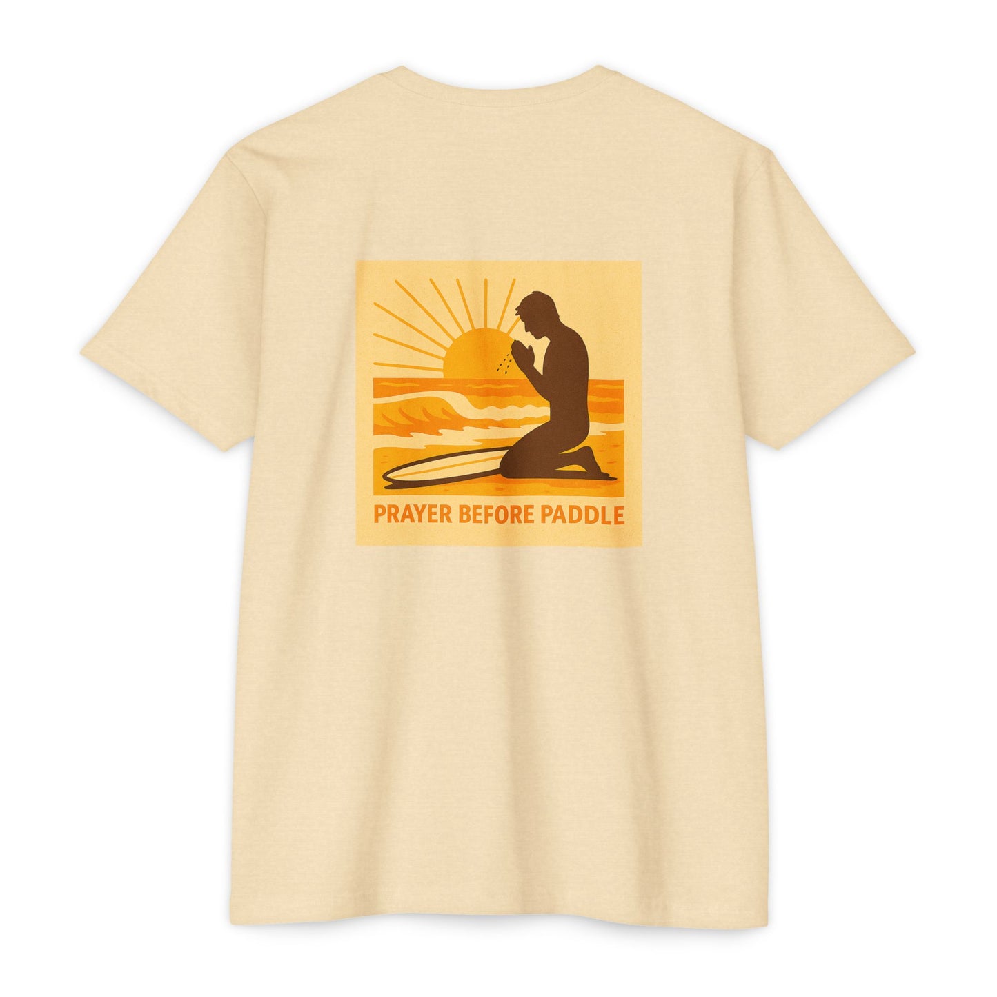 Prayer Before Paddle T-Shirt, Unisex Surf Tee, Beach Vibes Shirt, Faith and Surfing Apparel