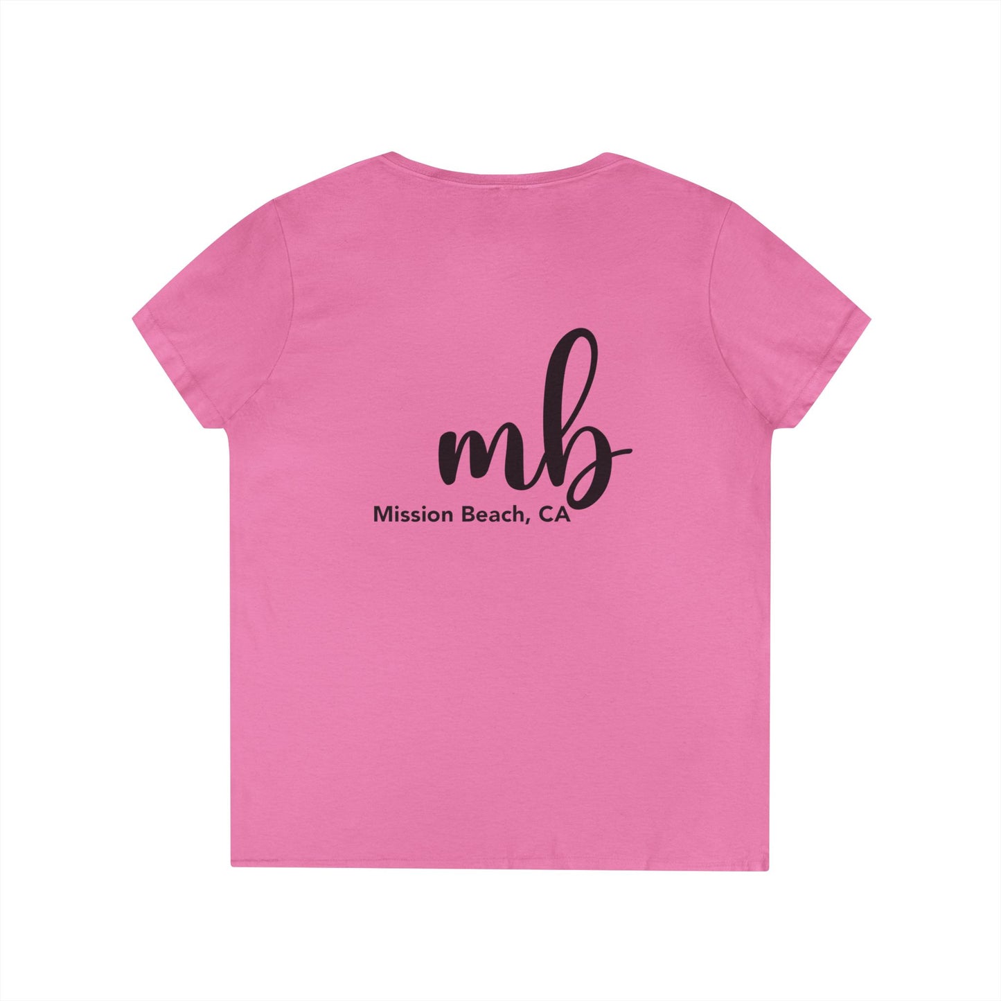 MB San Diego California v neck tshirts