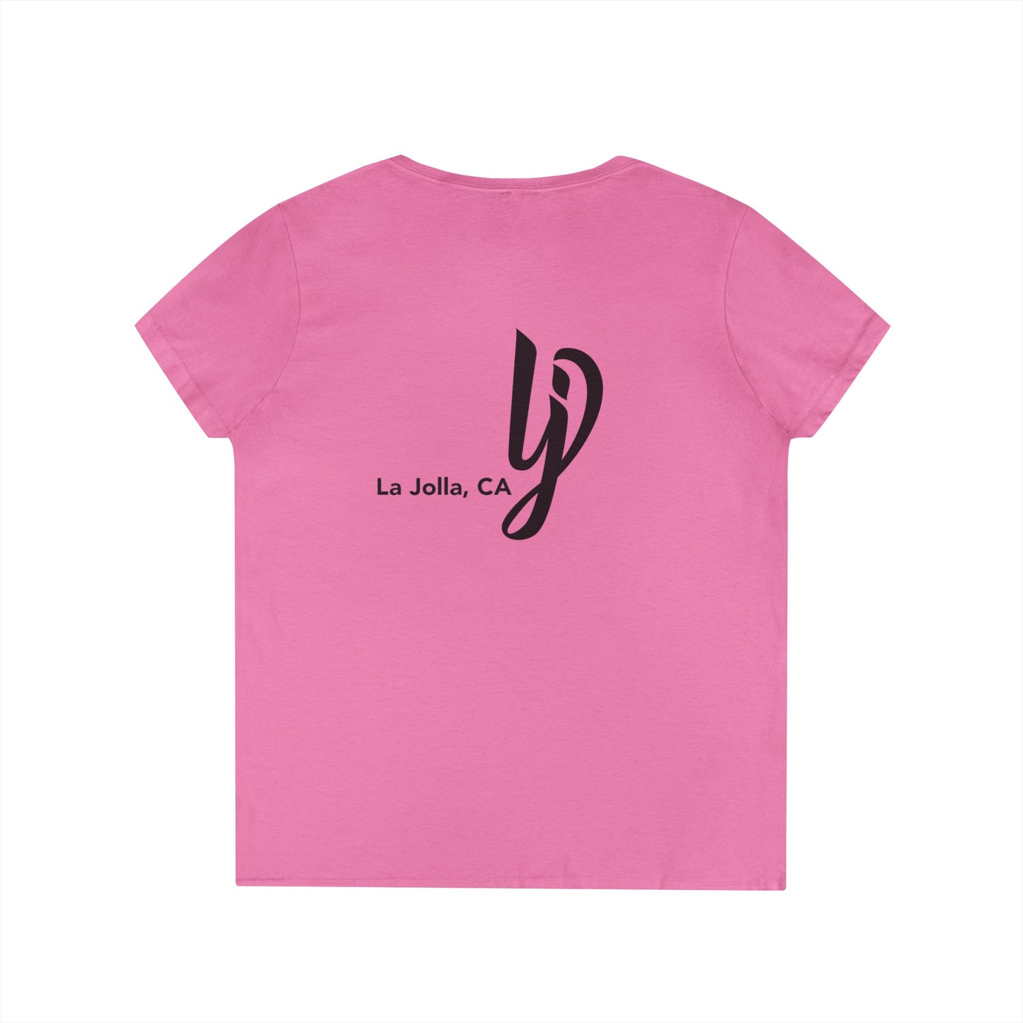 lj San Diego California v neck tshirts