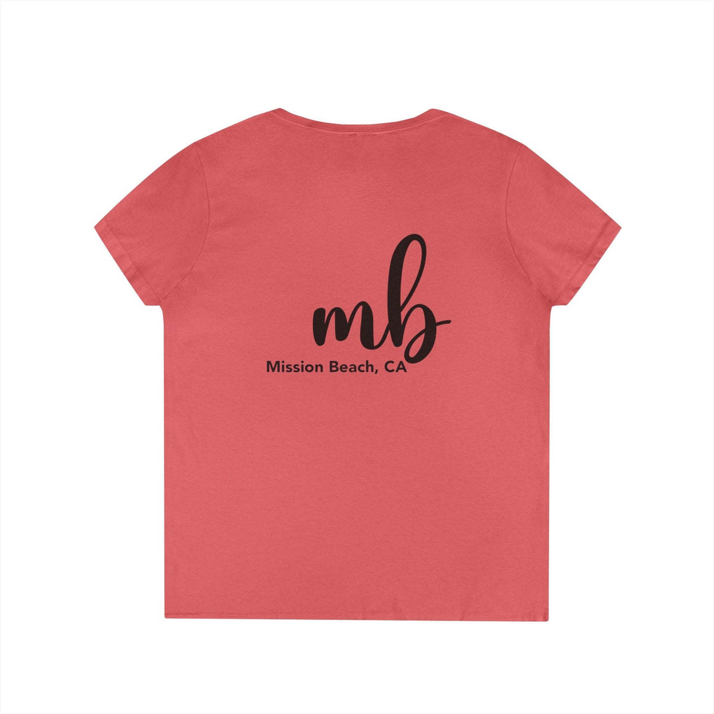 MB San Diego California v neck tshirts
