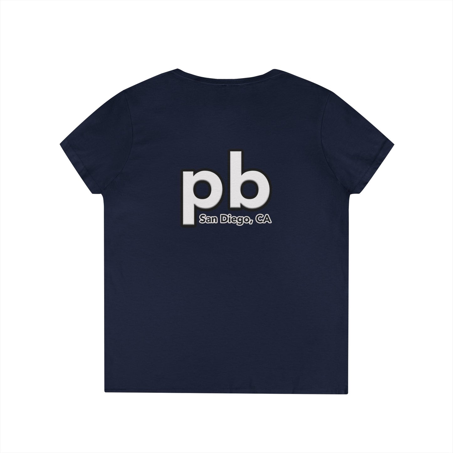 PB San Diego California v neck tshirts