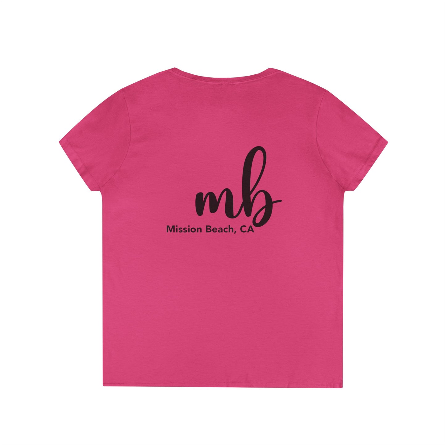 MB San Diego California v neck tshirts