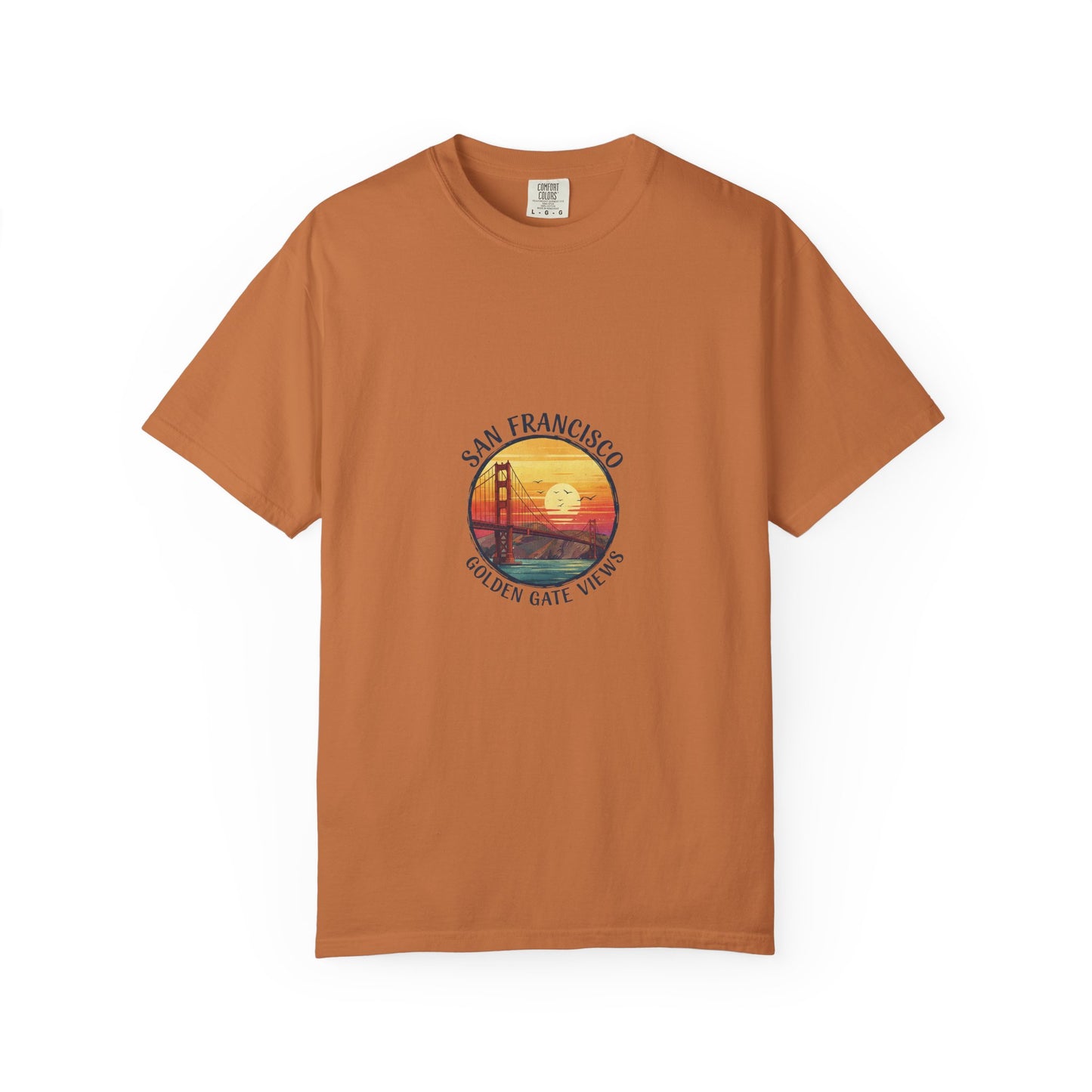 Golden Gate Views Unisex T-Shirt - Casual Summer Tee, San Francisco Souvenir, Travel Gift