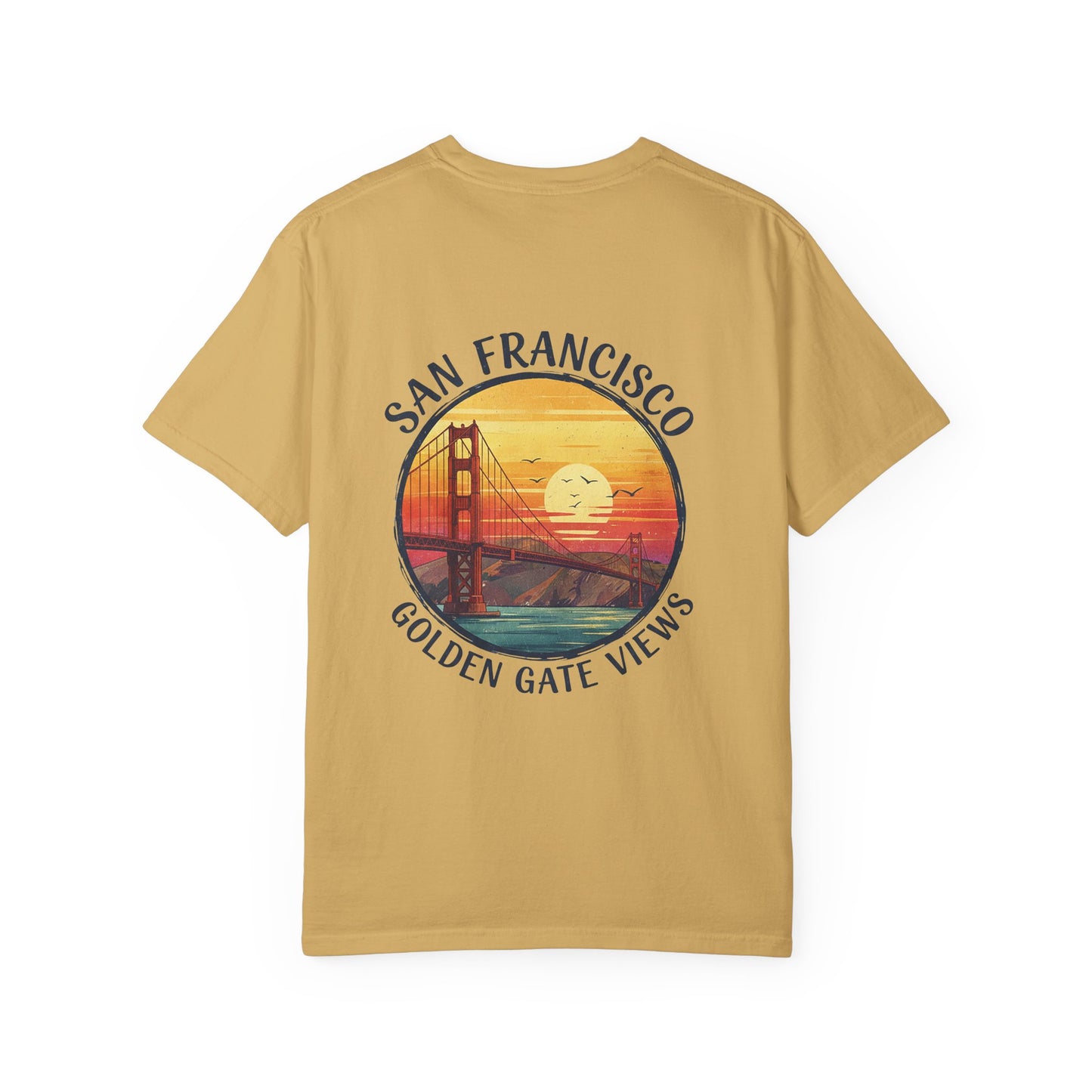 Golden Gate Views Unisex T-Shirt - Casual Summer Tee, San Francisco Souvenir, Travel Gift