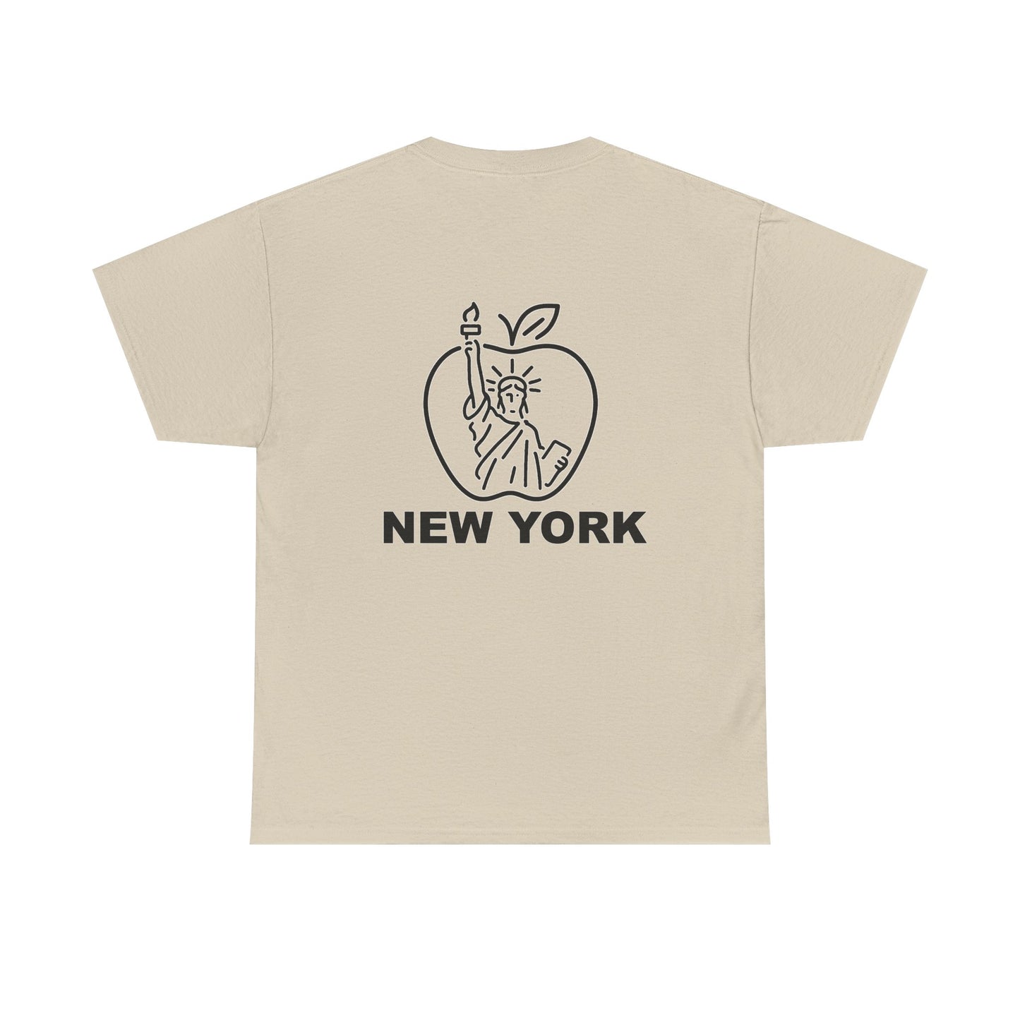 New York City Unisex Heavy Cotton Tee, Retro Graphic Tee, Gift for New Yorkers, Vacation Souvenir, NYC Apparel, Travel T-Shirt