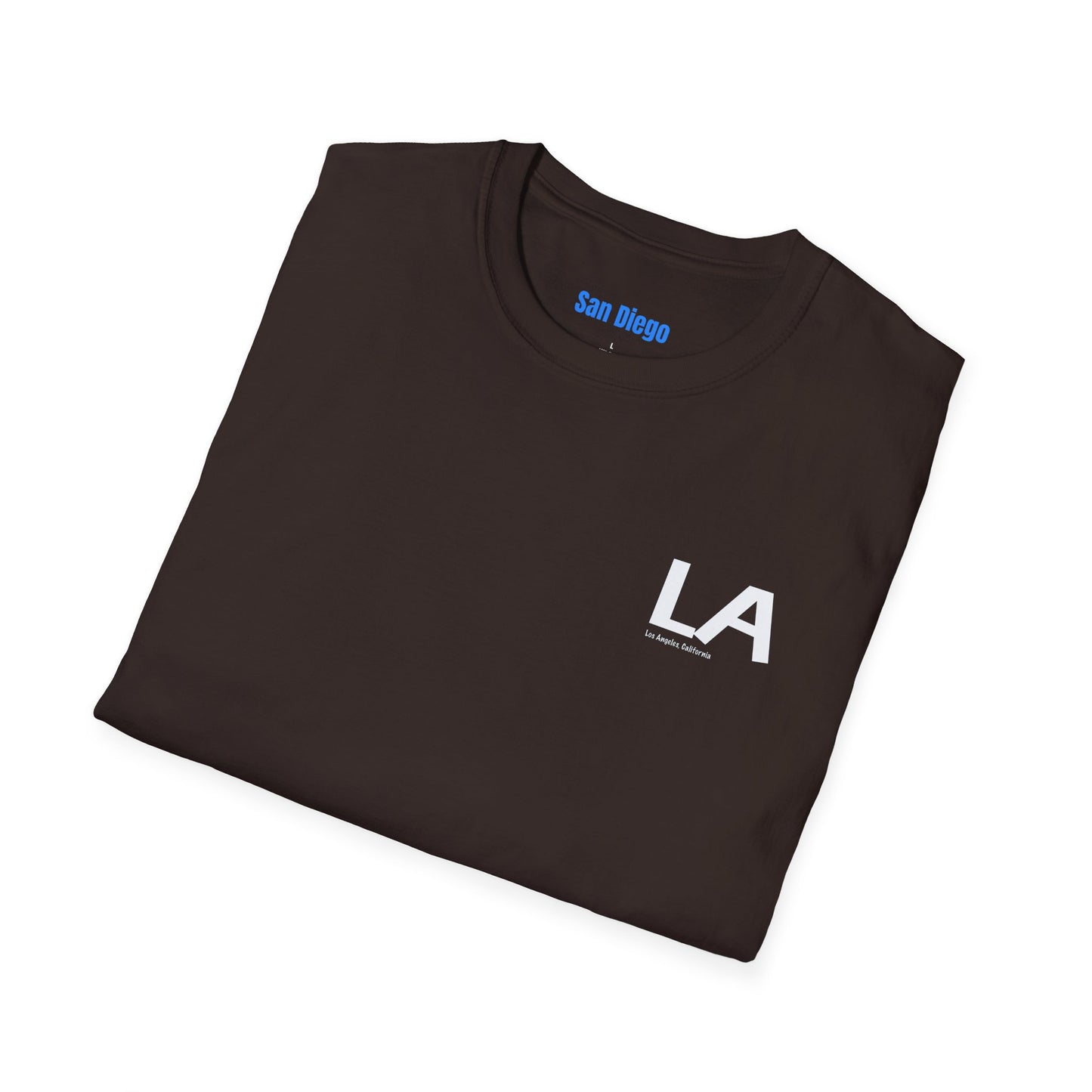 LA California Graphic Softstyle T-Shirt - Casual Streetwear, Urban Apparel