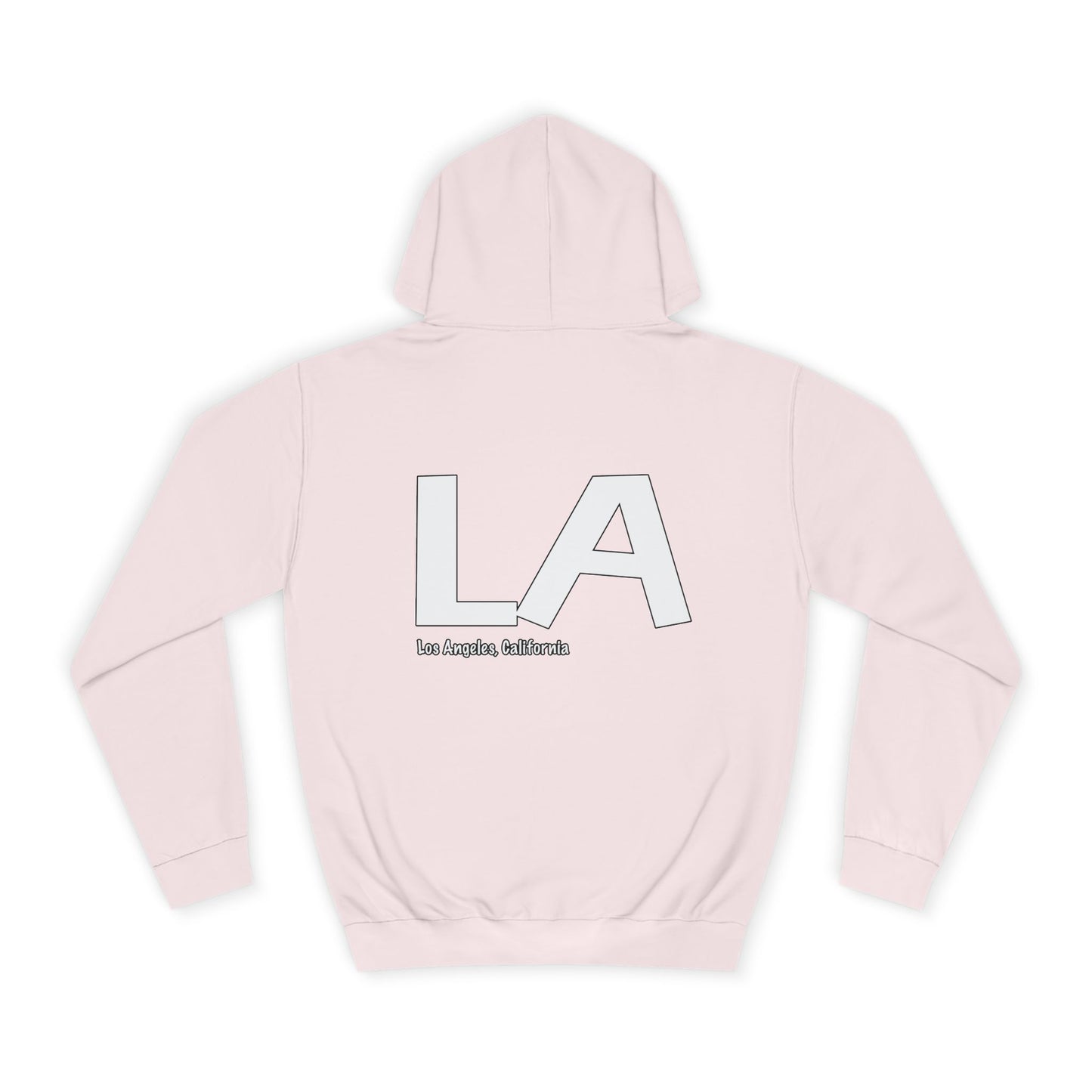 LA , California Unisex College Hoodie, Casual Comfortable Pullover
