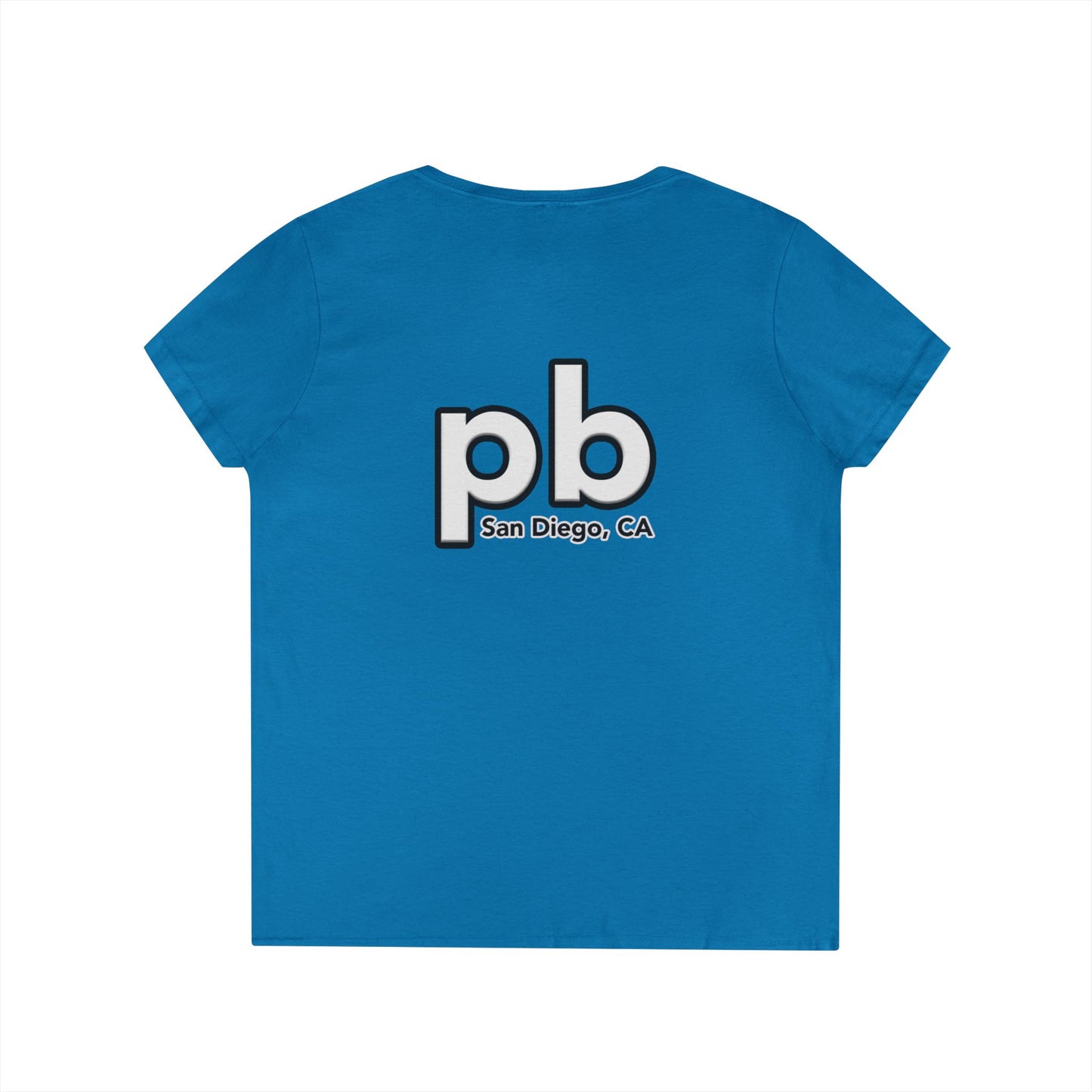 PB San Diego California v neck tshirts