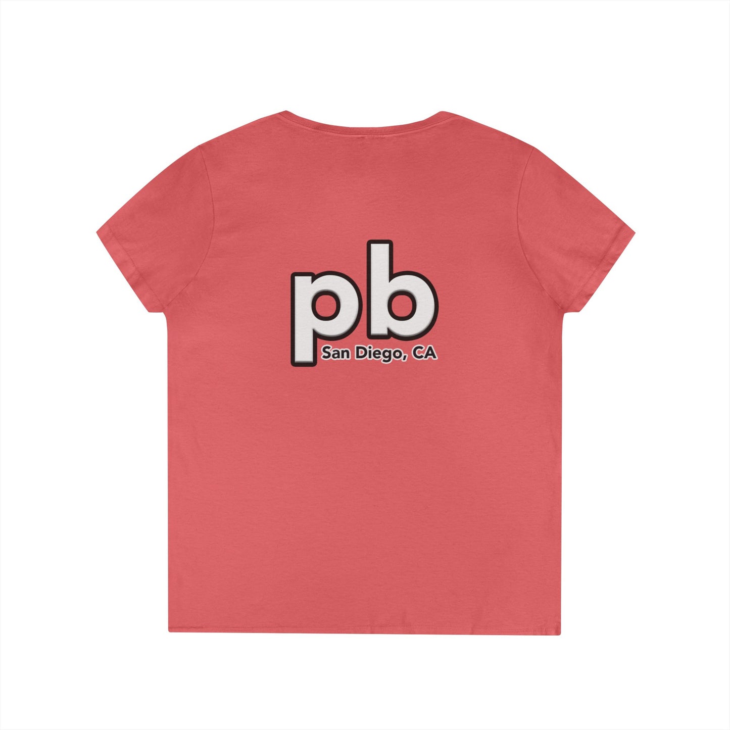 PB San Diego California v neck tshirts