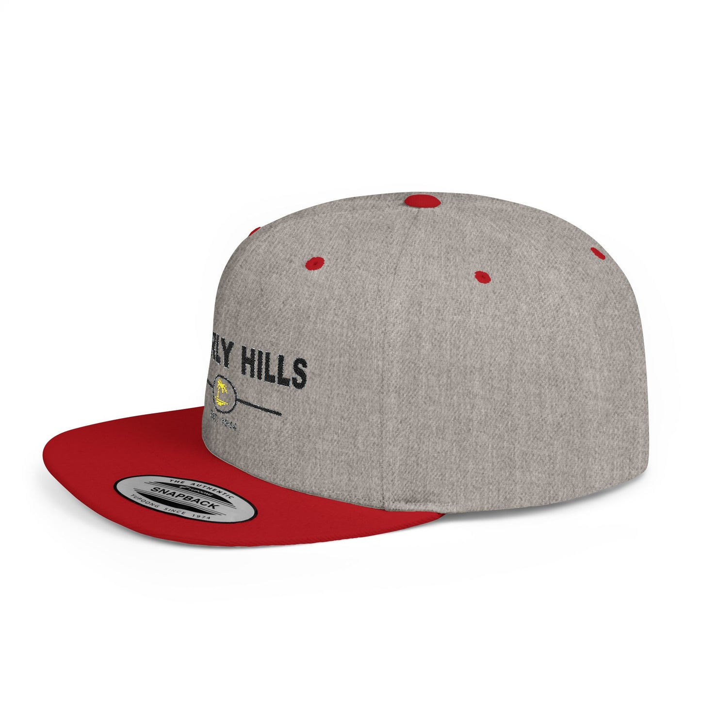 Stylish Beverly Hills Flat Bill Snapback Hat, Trendy Cap for Fashion Lovers, Casual Wear, Sun Protection, Gift for Him/Her