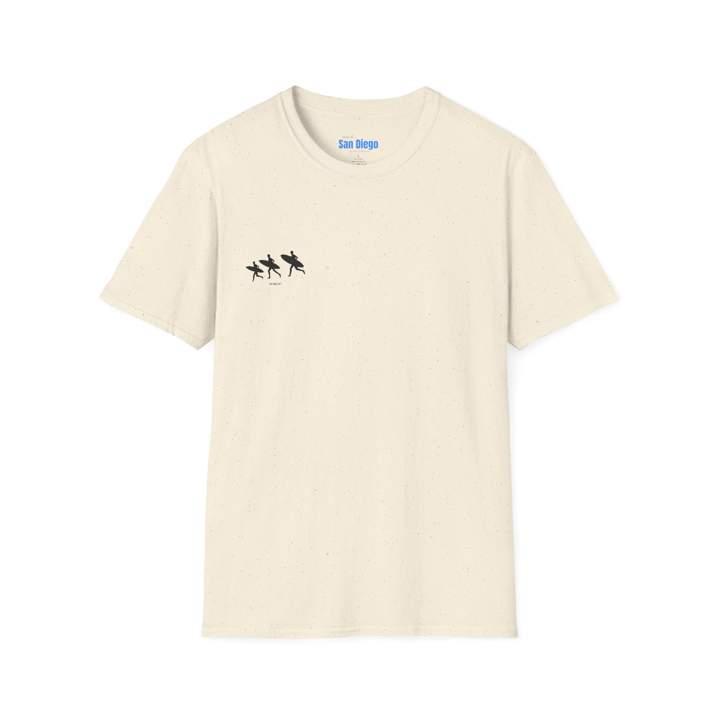 Surfing Silhouette Unisex T-Shirt, Beach Lover Gift, Casual Summer Wear, Stylish Tee