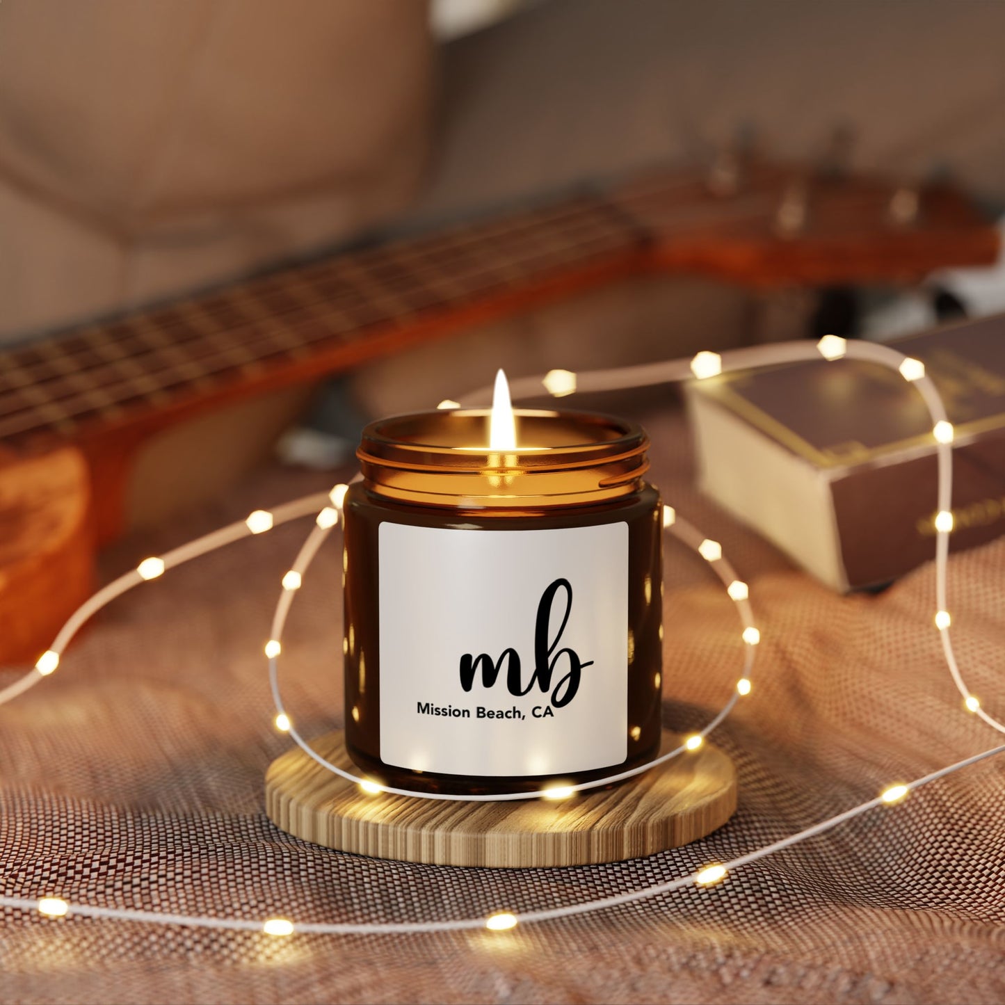 MB Mission Beach, San Diego CA candle