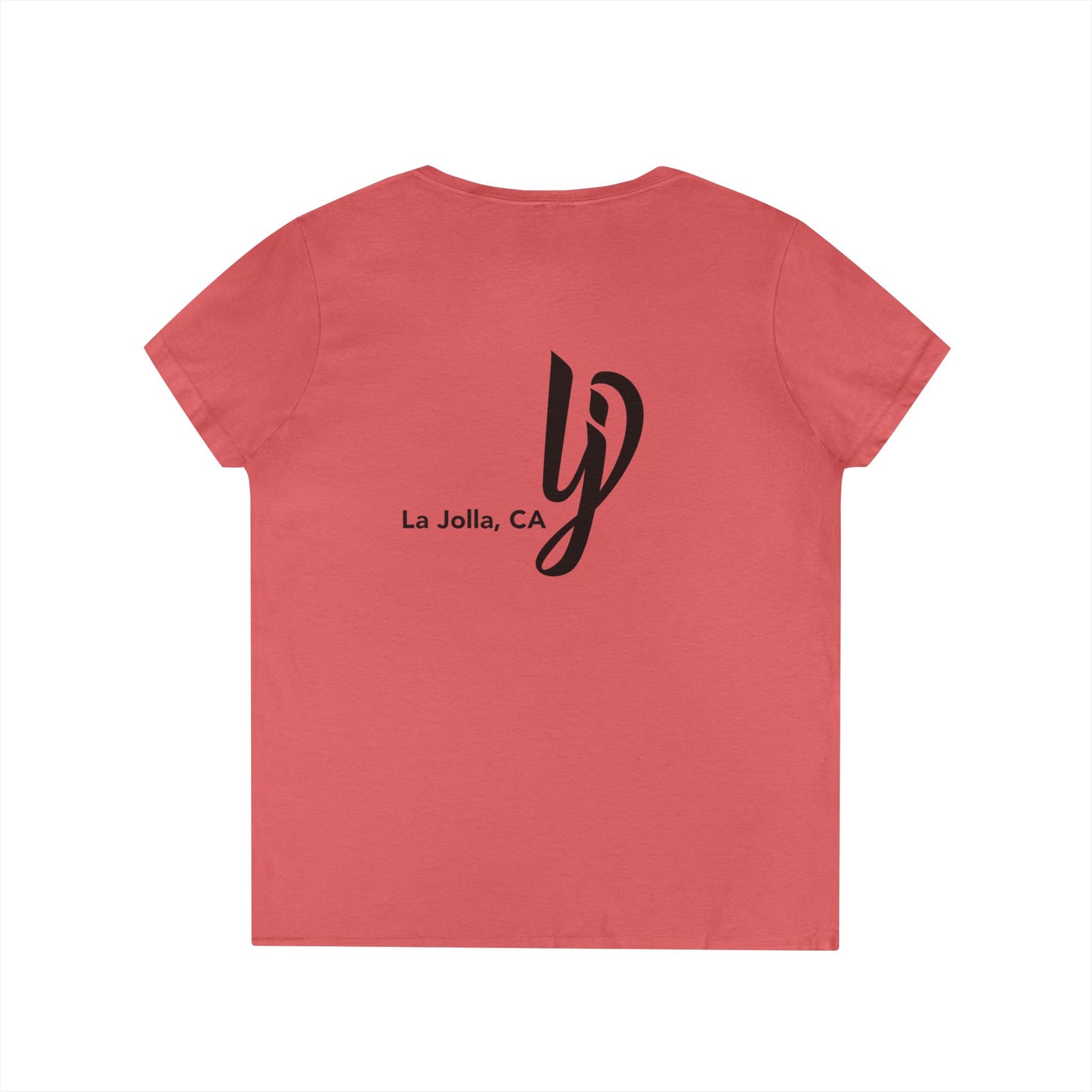 lj San Diego California v neck tshirts