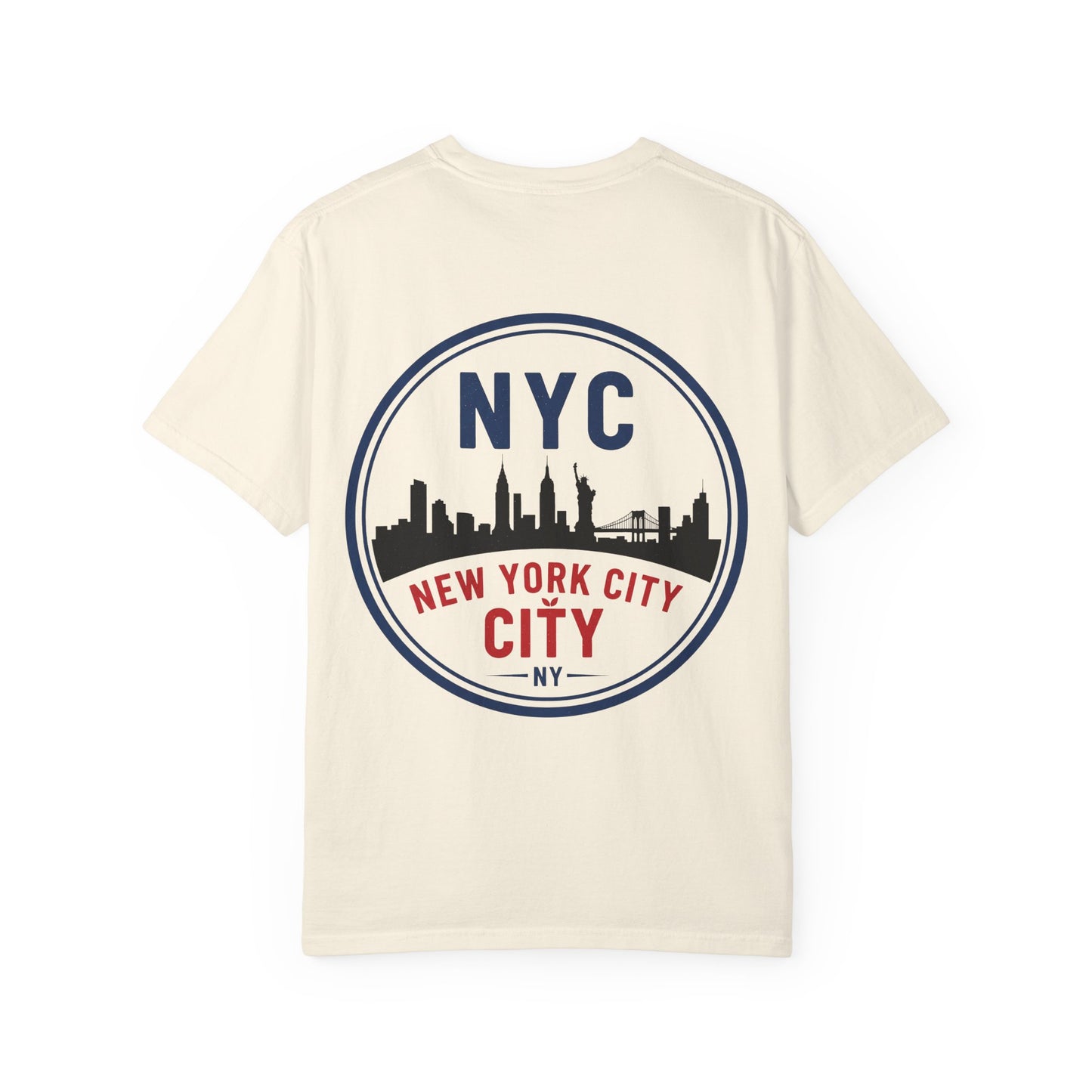 NYC Garment-Dyed T-Shirt - Urban Fashion and Travel Souvenir