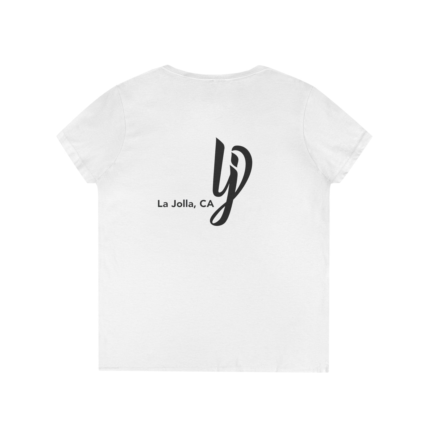 lj San Diego California v neck tshirts
