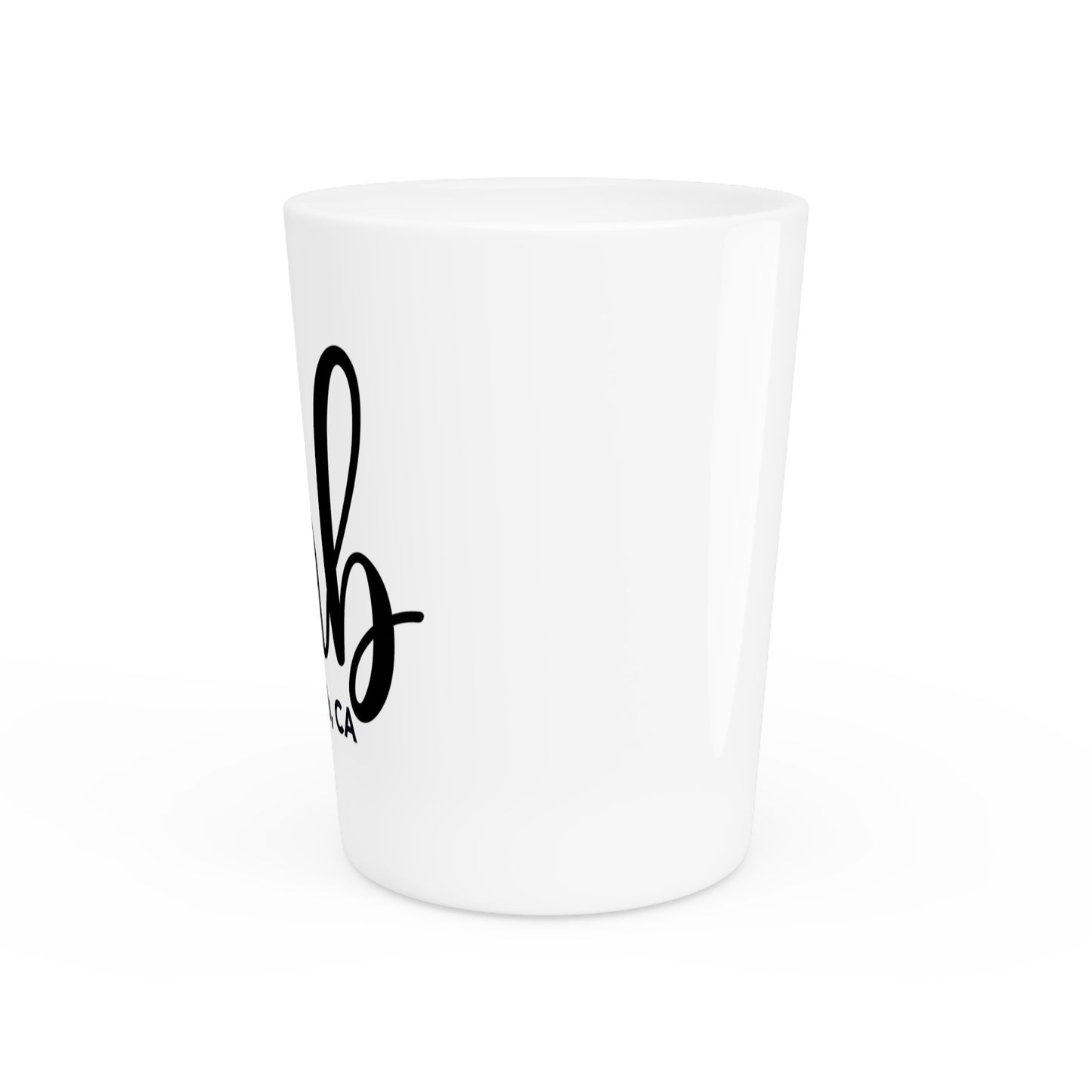 MB Mission Beach Shot Glass - San Diego Surf, Beach Decor, Gift for Surfers, Party Favor, Summer Fun