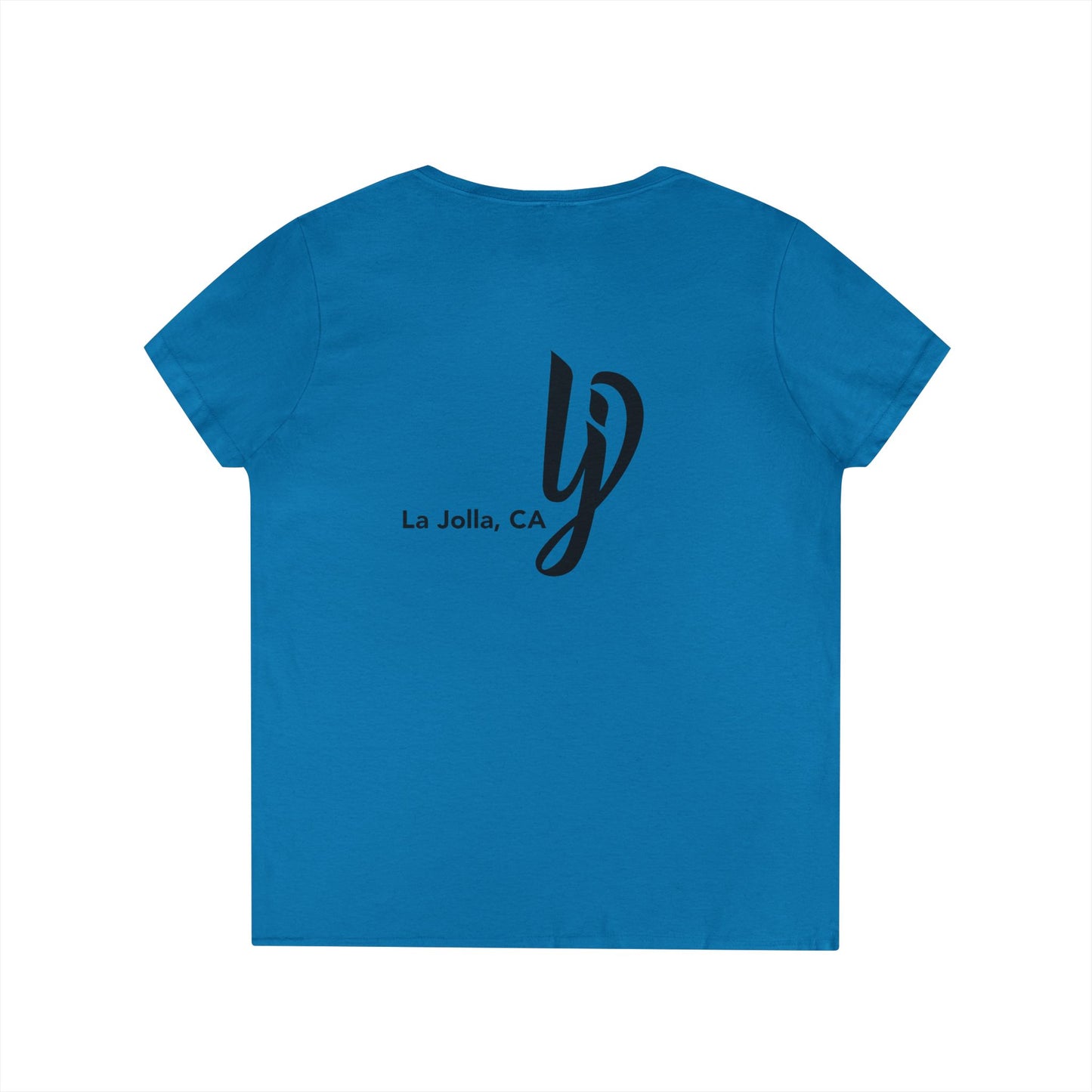 lj San Diego California v neck tshirts