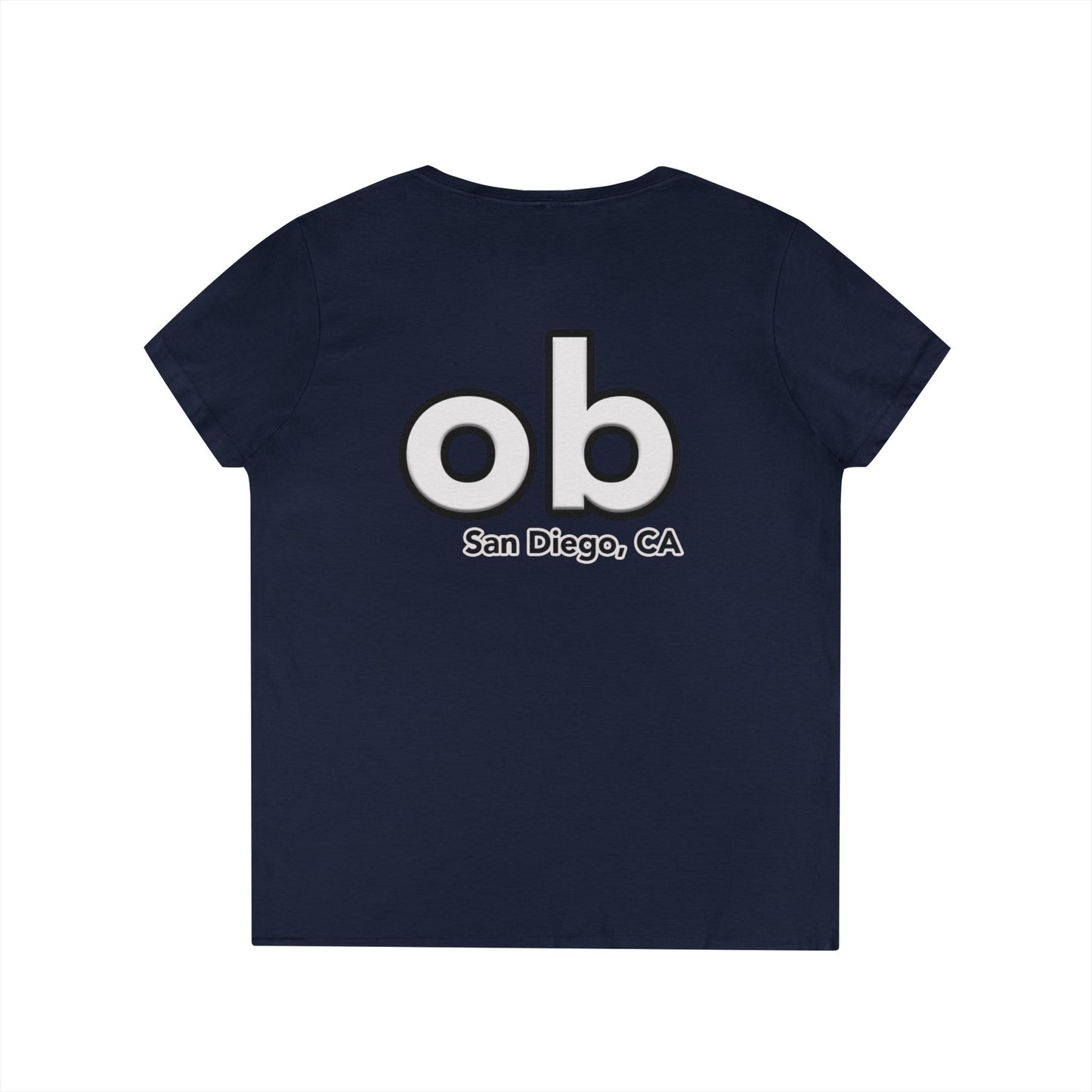 OB San Diego California v neck tshirts