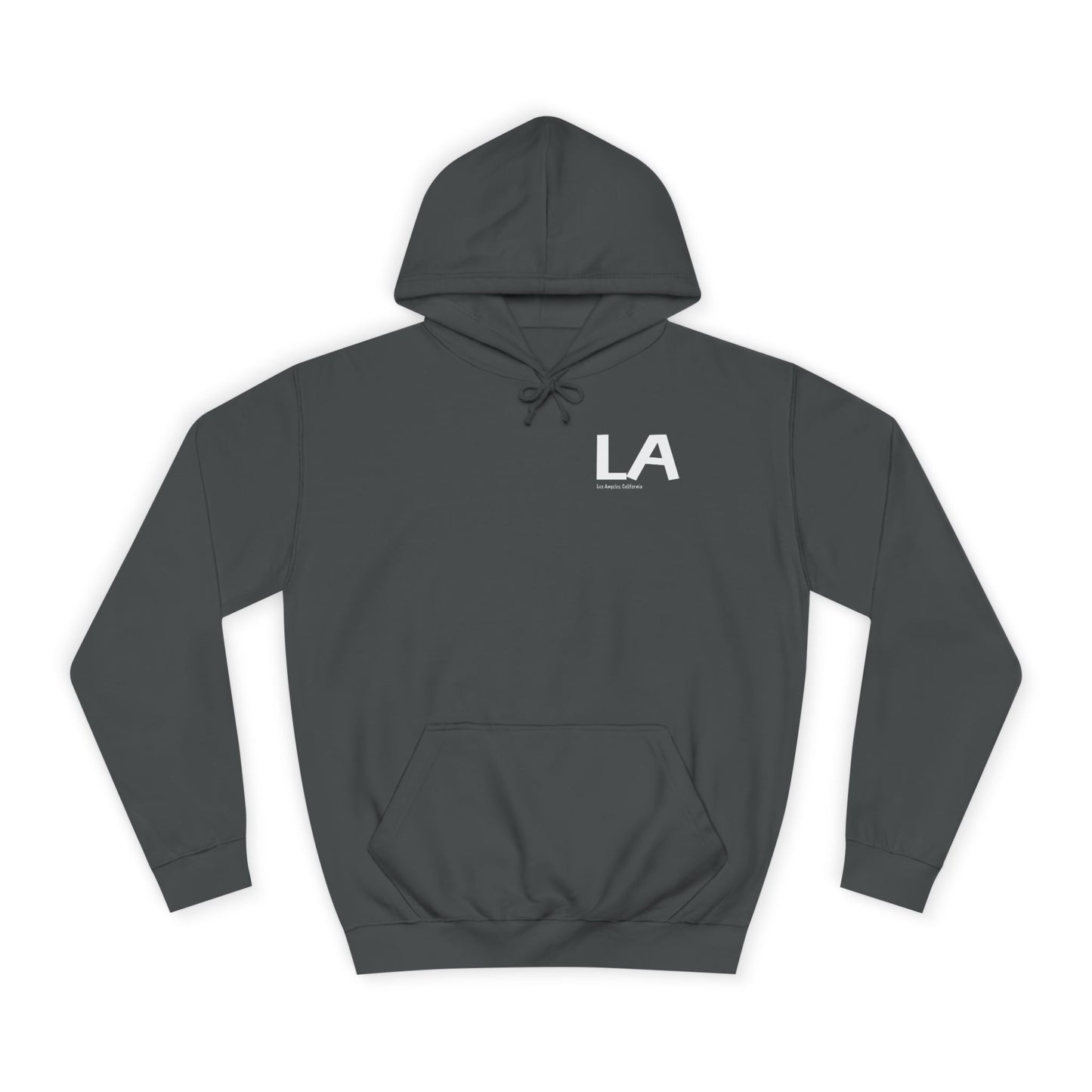 LA , California Unisex College Hoodie, Casual Comfortable Pullover