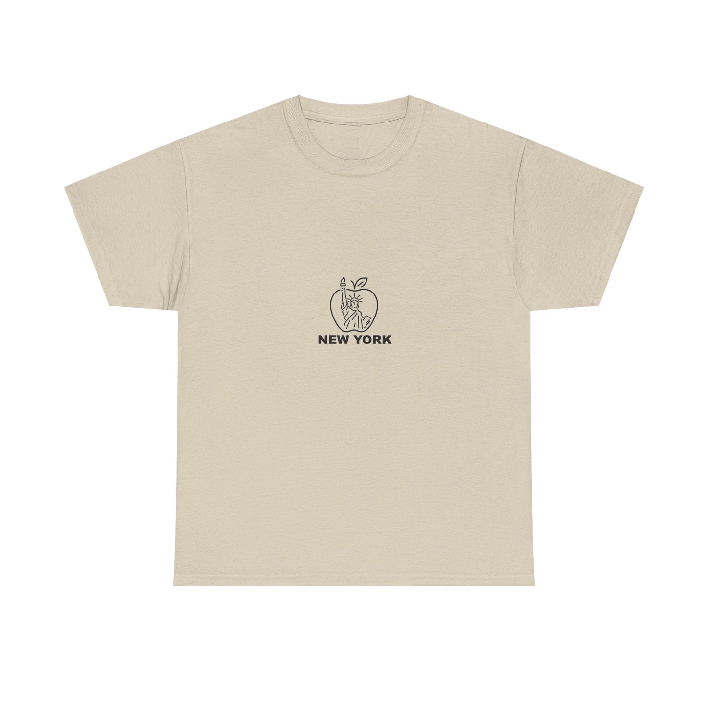 New York City Unisex Heavy Cotton Tee, Retro Graphic Tee, Gift for New Yorkers, Vacation Souvenir, NYC Apparel, Travel T-Shirt