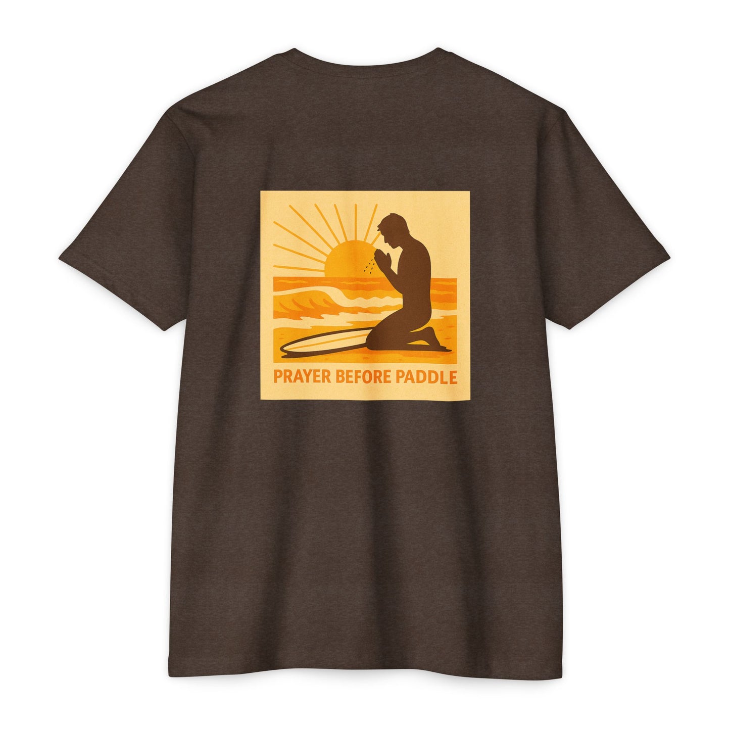 Prayer Before Paddle T-Shirt, Unisex Surf Tee, Beach Vibes Shirt, Faith and Surfing Apparel