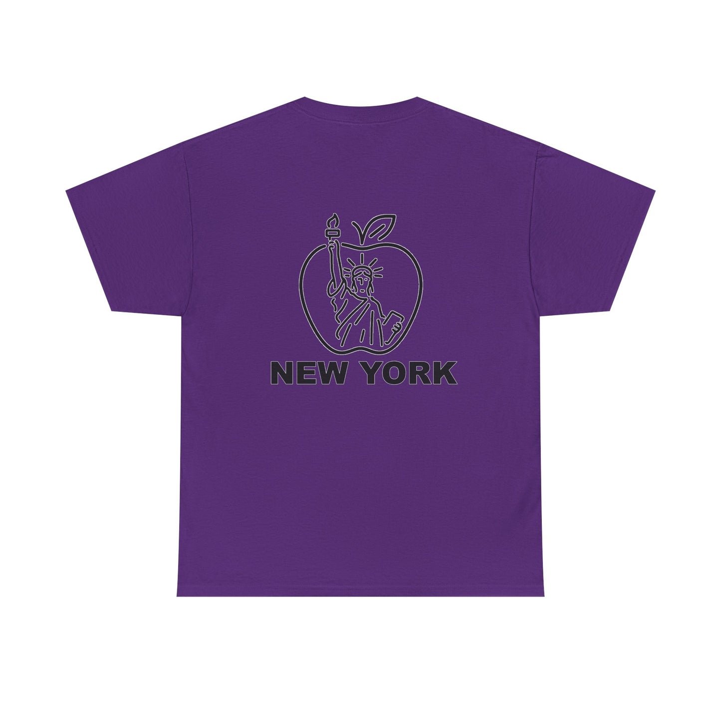 New York City Unisex Heavy Cotton Tee, Retro Graphic Tee, Gift for New Yorkers, Vacation Souvenir, NYC Apparel, Travel T-Shirt