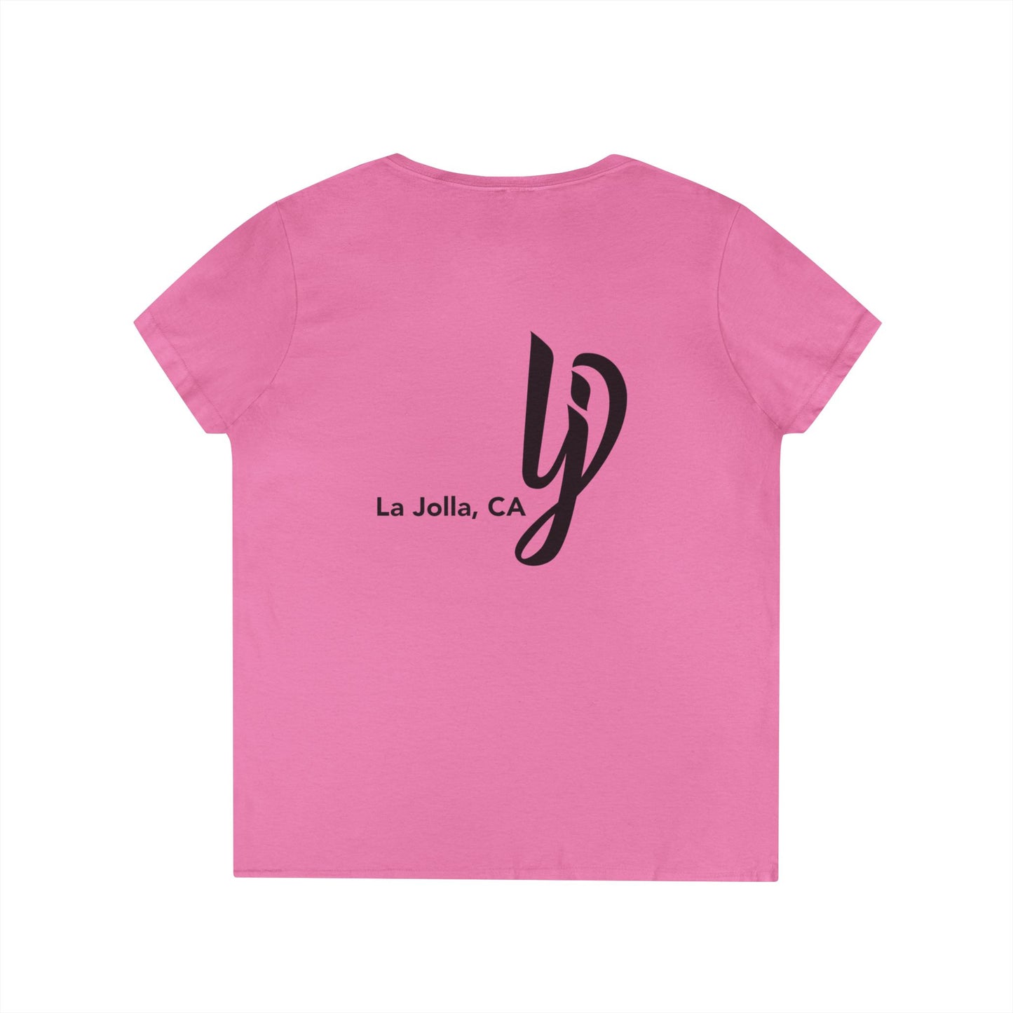 LJ San Diego California v neck tshirts