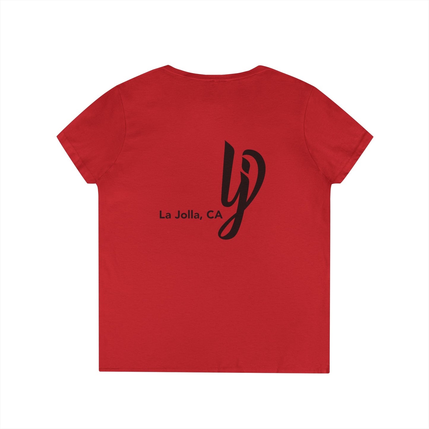 LJ San Diego California v neck tshirts