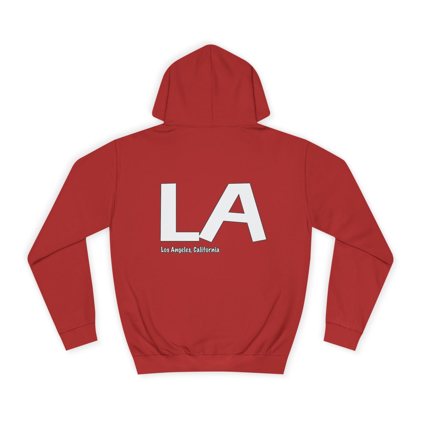 LA , California Unisex College Hoodie, Casual Comfortable Pullover
