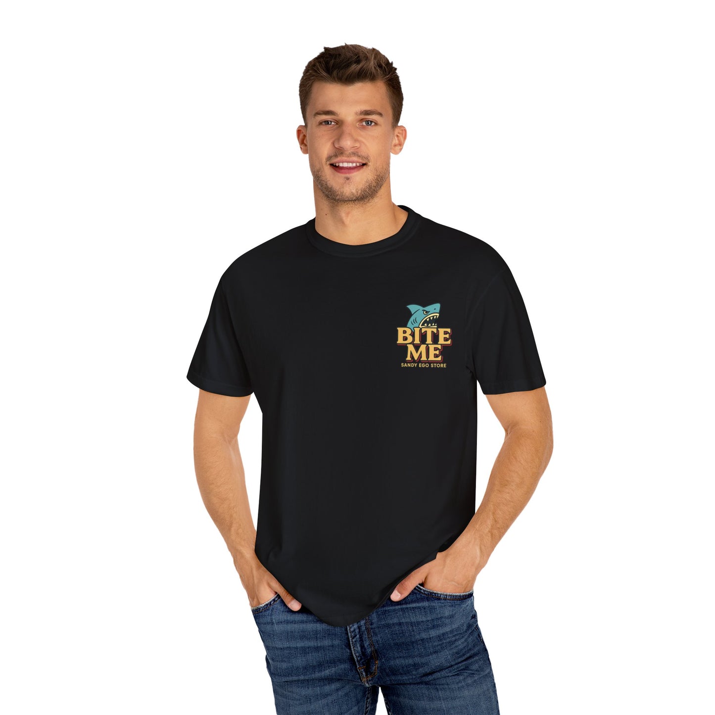 Bite me Charming Shark Graphic Tee