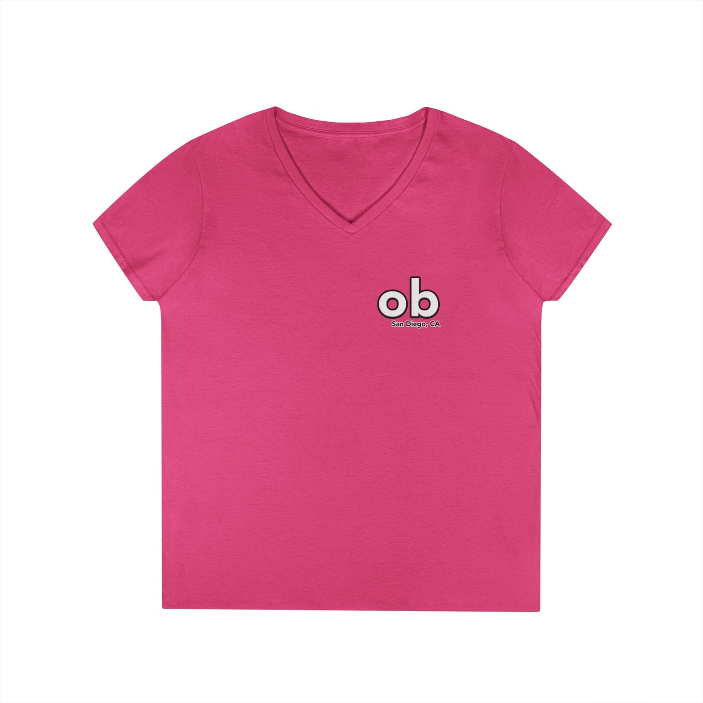 OB San Diego California v neck tshirts