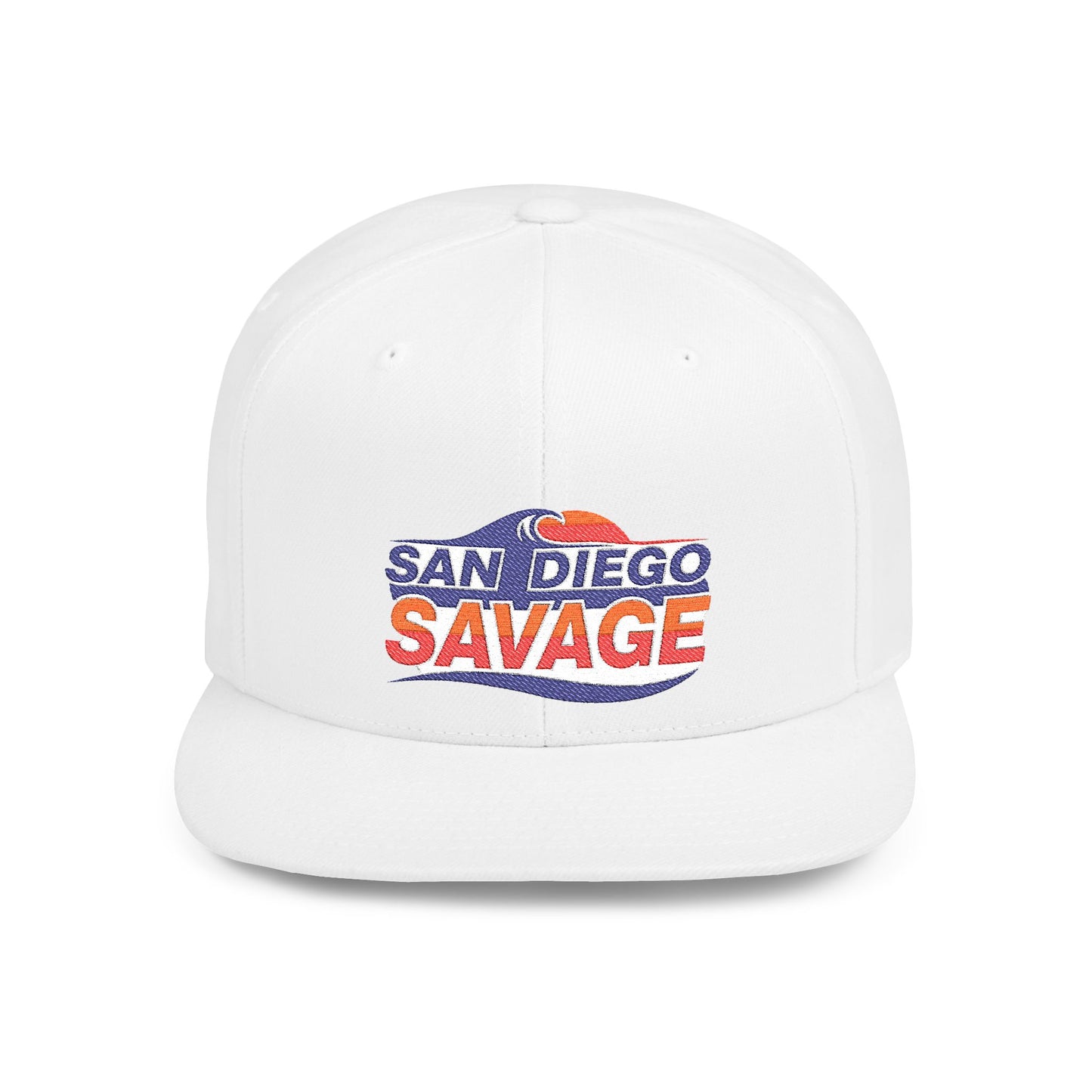 San Diego Savage Flat Bill Snapback Cap,
