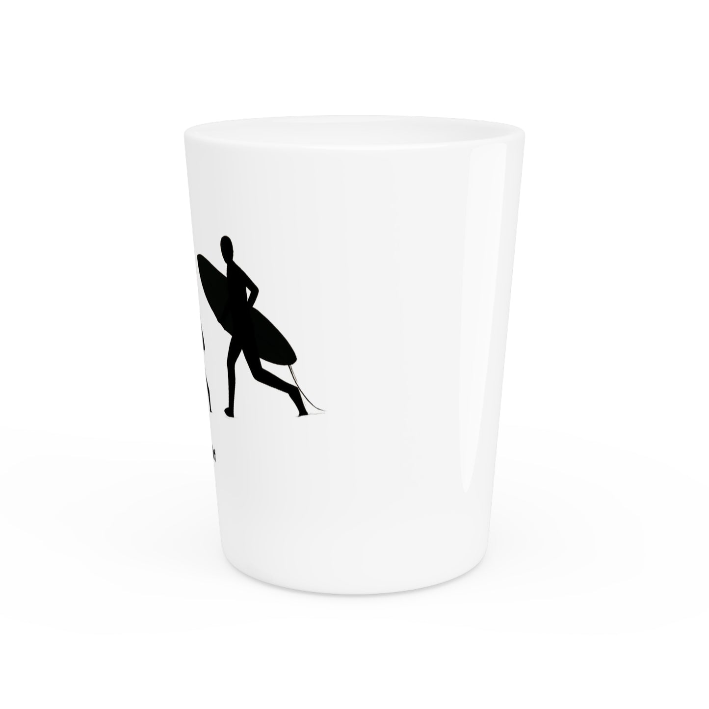 Surfing Shot Glass - San Diego Surf, Beach Decor, Gift for Surfers, Party Favor, Summer Fun