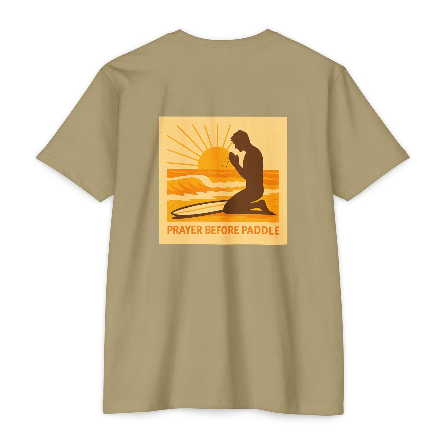 Prayer Before Paddle T-Shirt, Unisex Surf Tee, Beach Vibes Shirt, Faith and Surfing Apparel
